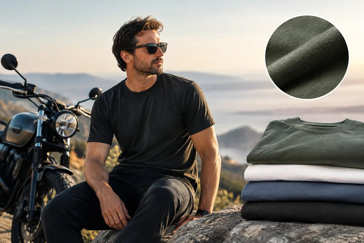 Best Rider Tee Fabrics for All Gas, No Brakes - BRAKELESS