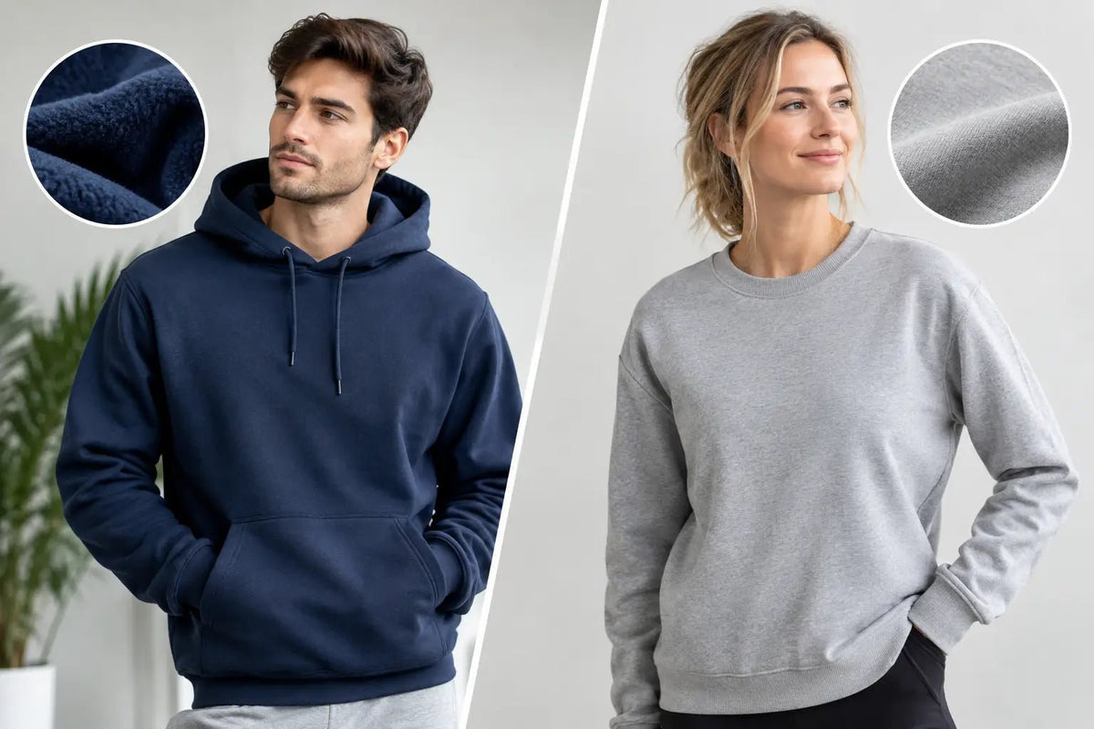 Fleece Versus Cotton Sweatshirts for Fast Days - BRAKELESS