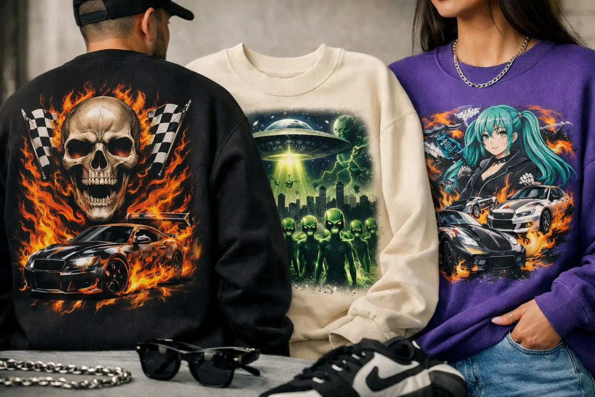 Graphic Sweatshirt Review Guide for Loud Fits - BRAKELESS