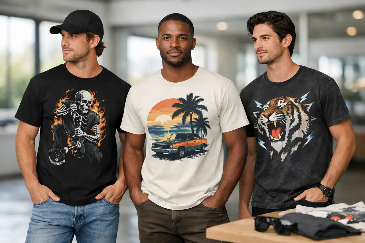 Graphic Tee Fit Guide for Men - BRAKELESS