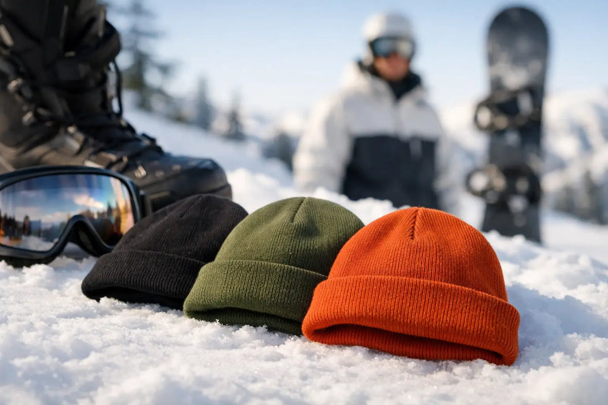 How to Choose a Beanie for Snowboarding - BRAKELESS