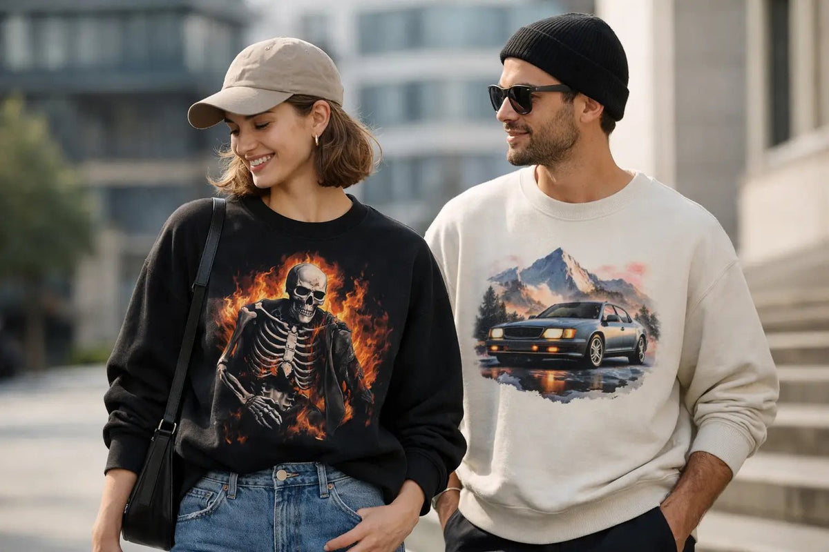 How to Style Graphic Sweatshirts Right - BRAKELESS