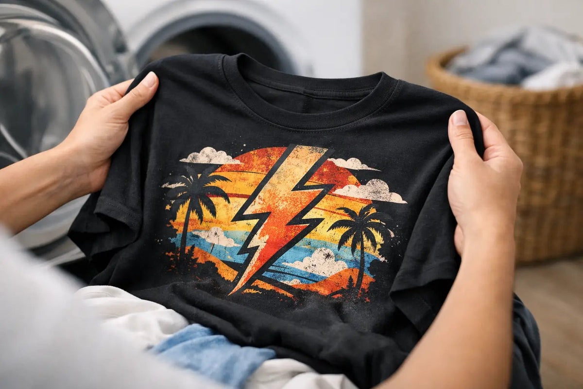 How to Wash Graphic Tees Without Cracking - BRAKELESS