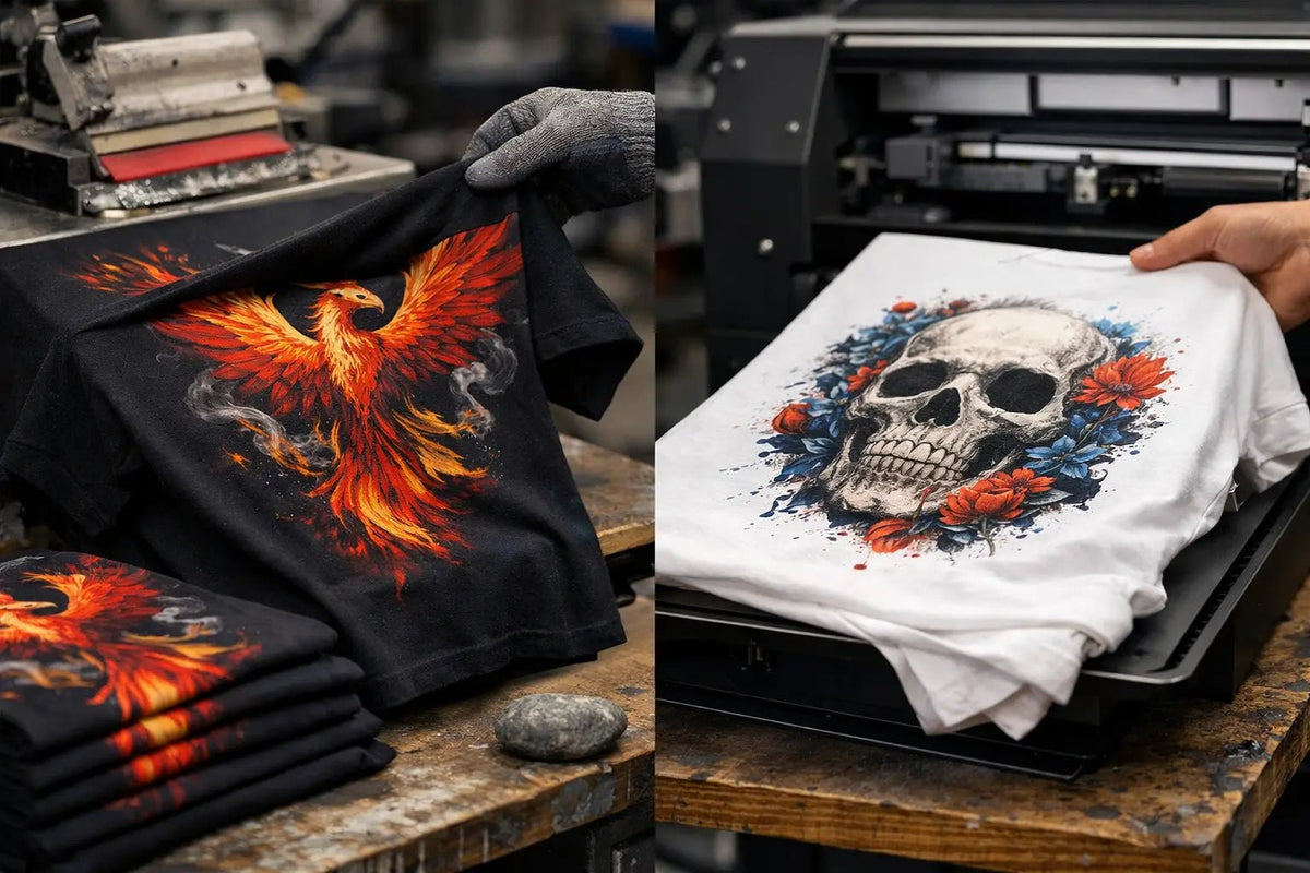 Screen Print vs DTG Durability: What Lasts? - BRAKELESS