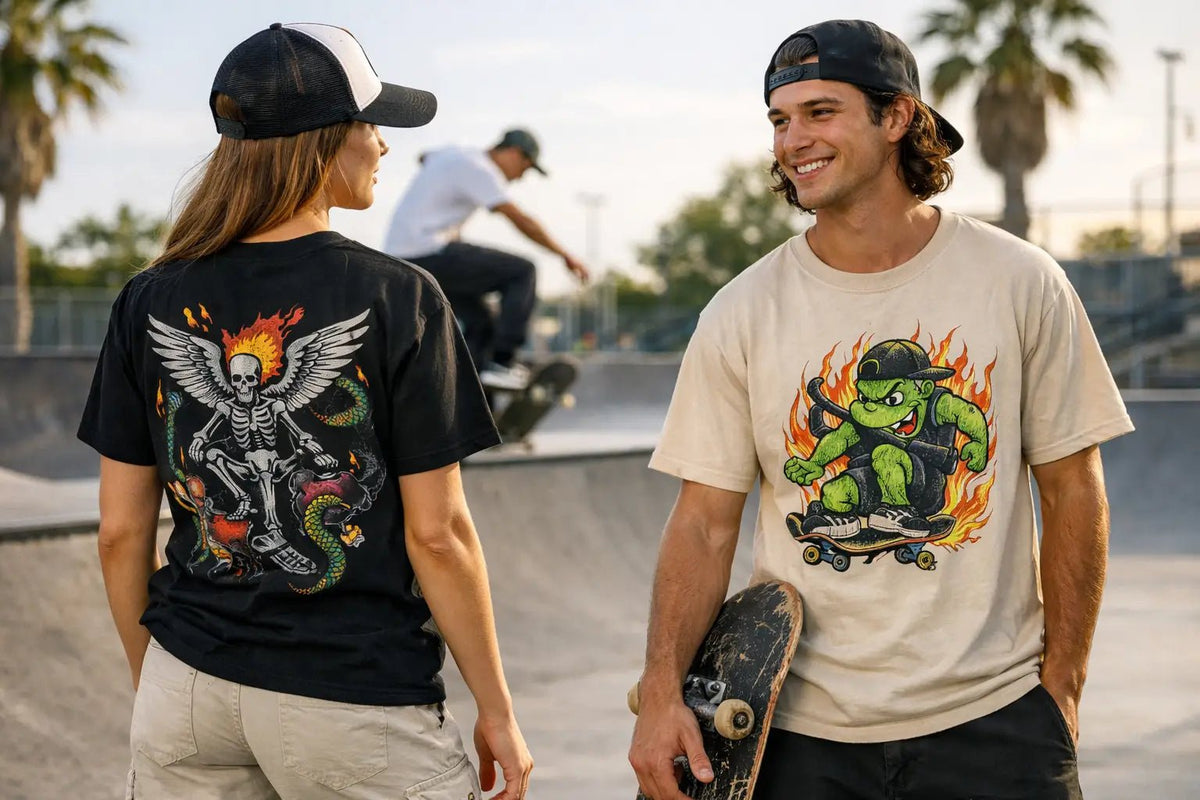 Skatepark Outfit Ideas: Graphic Tee Edition - BRAKELESS