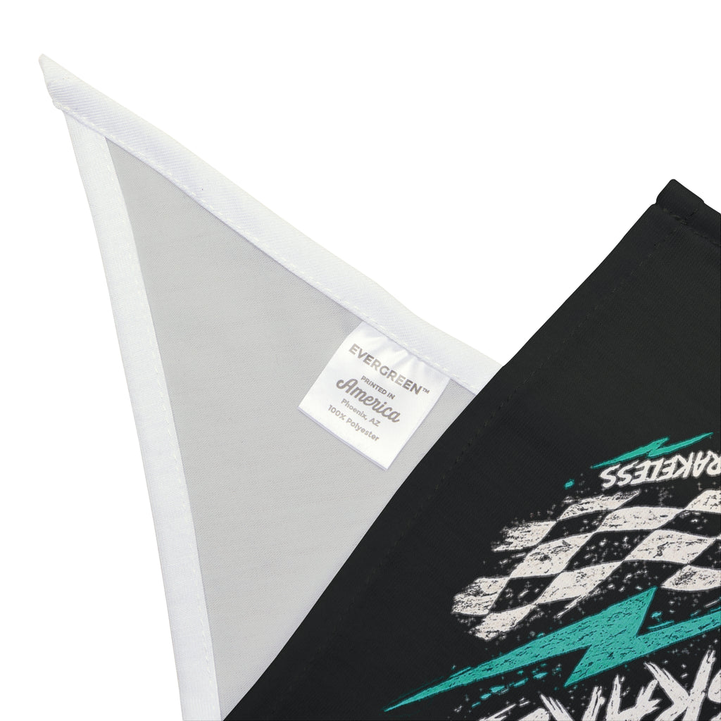 Pet Bandana — "All Gas, No Brakes" BRAKELESS Dog Bandana