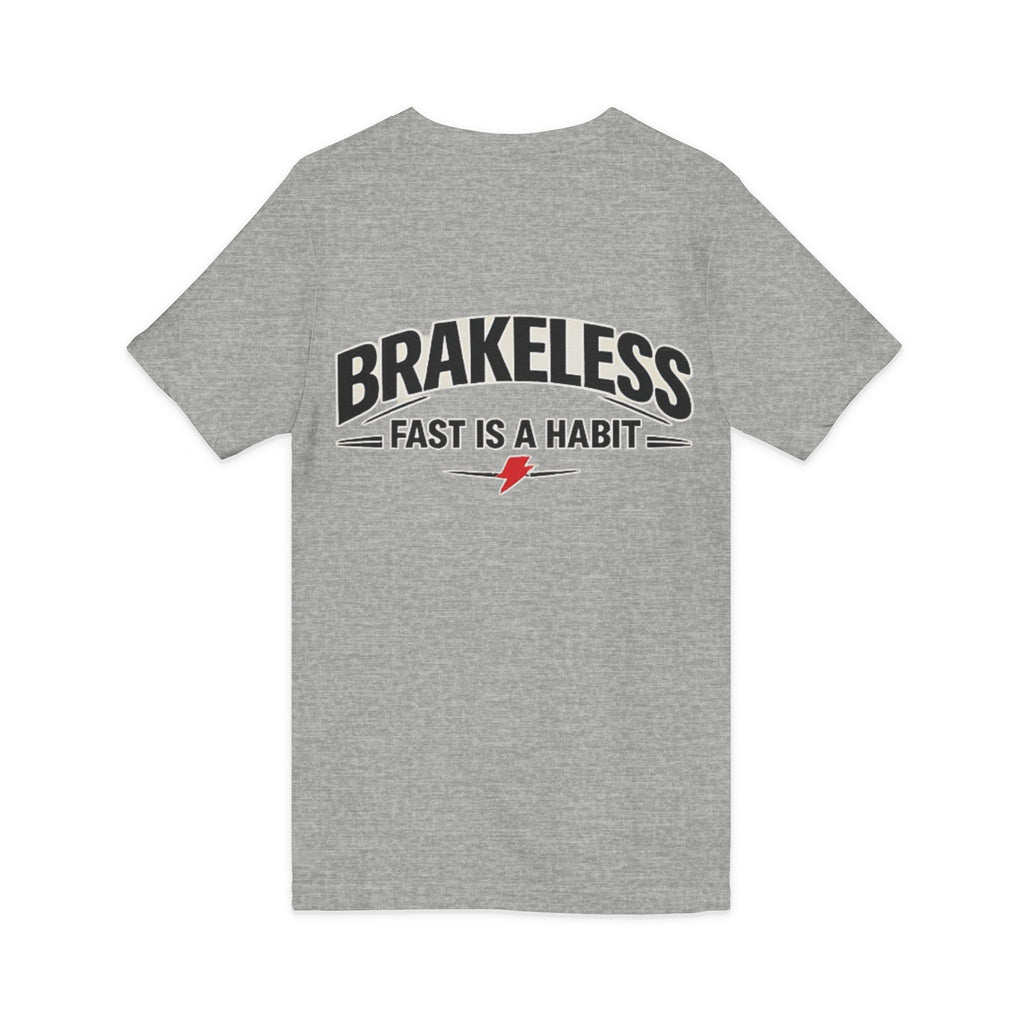 Brakeless "Fast Is a Habit" V-Neck T-Shirt – Racing Streetwear Tee