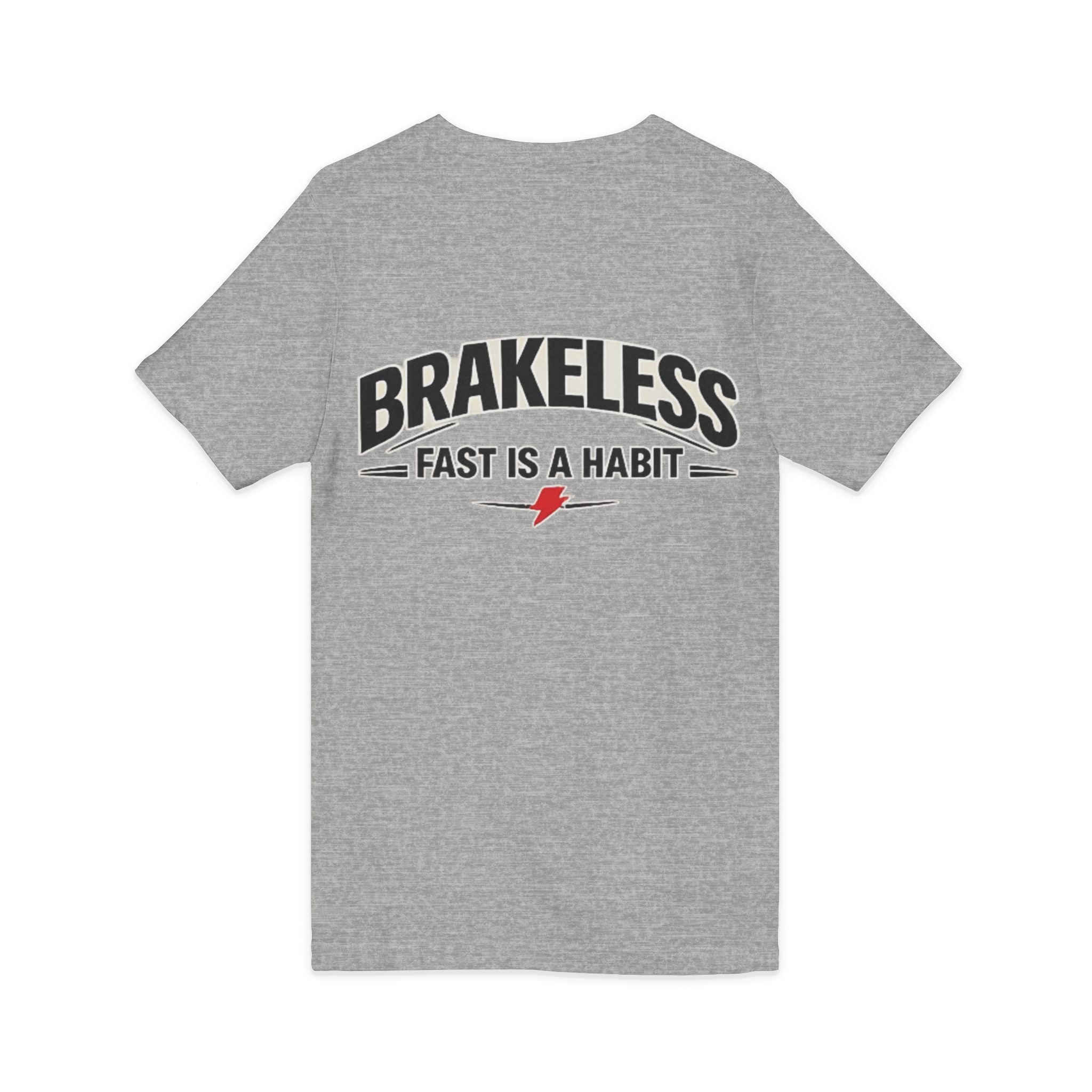 Brakeless "Fast Is a Habit" V-Neck T-Shirt – Racing Streetwear Tee