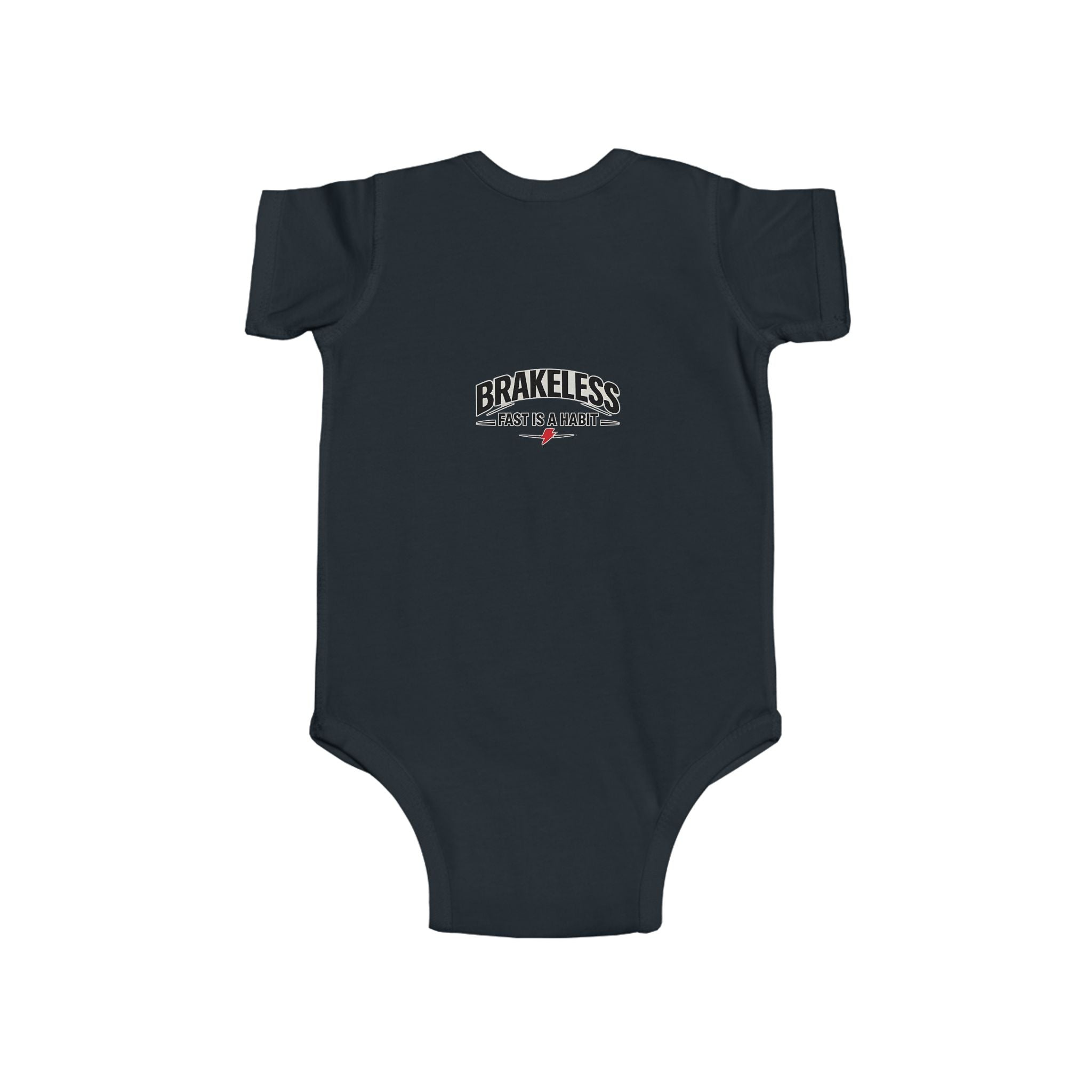 Infant Bodysuit — 'No Brakes, Just Binkies' Brakeless Racing Baby Onesie