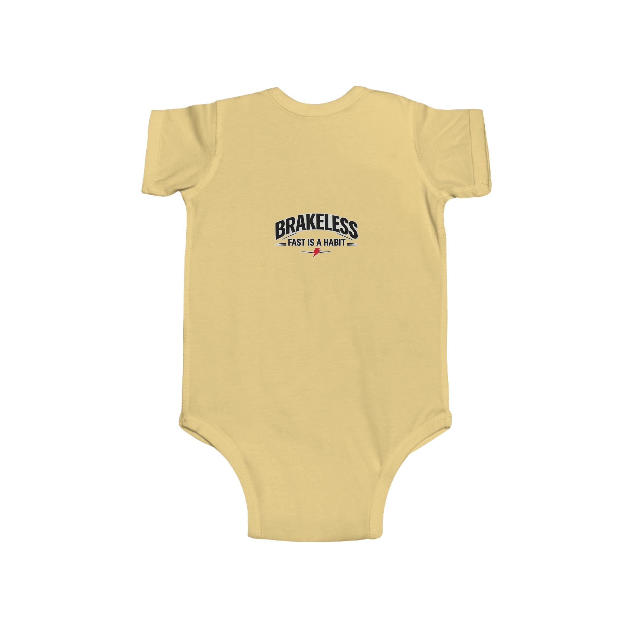 Infant Bodysuit — 'No Brakes, Just Binkies' Brakeless Racing Baby Onesie