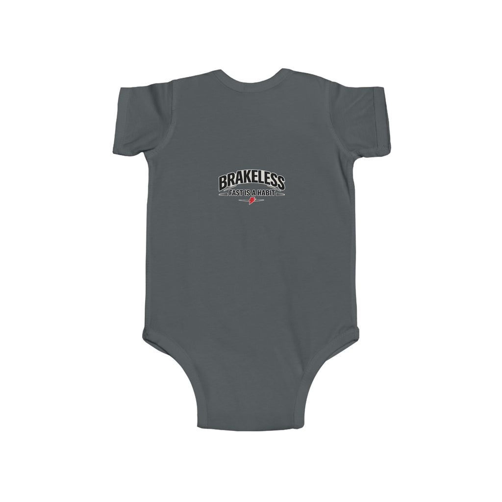 Infant Bodysuit — 'No Brakes, Just Binkies' Brakeless Racing Baby Onesie