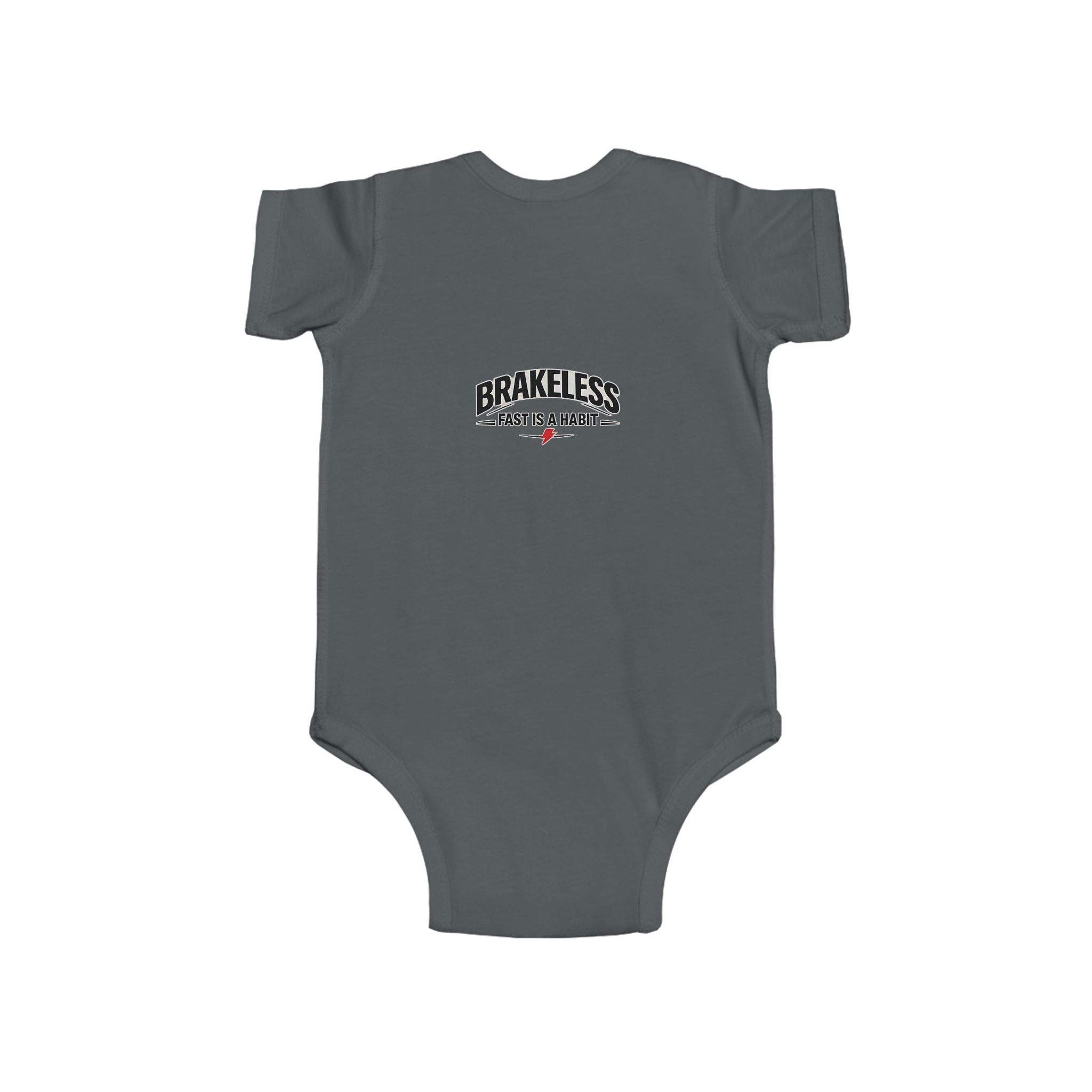 Infant Bodysuit — 'No Brakes, Just Binkies' Brakeless Racing Baby Onesie