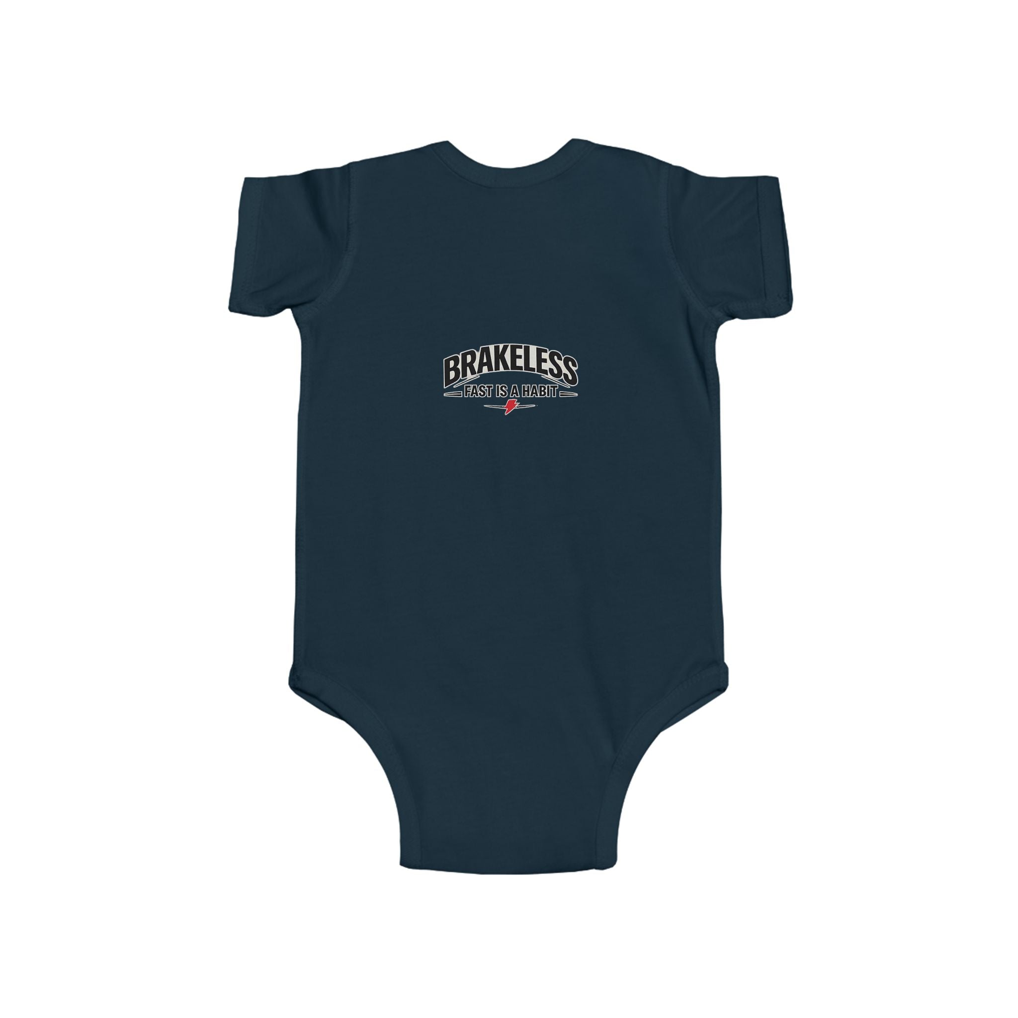 Infant Bodysuit — 'No Brakes, Just Binkies' Brakeless Racing Baby Onesie