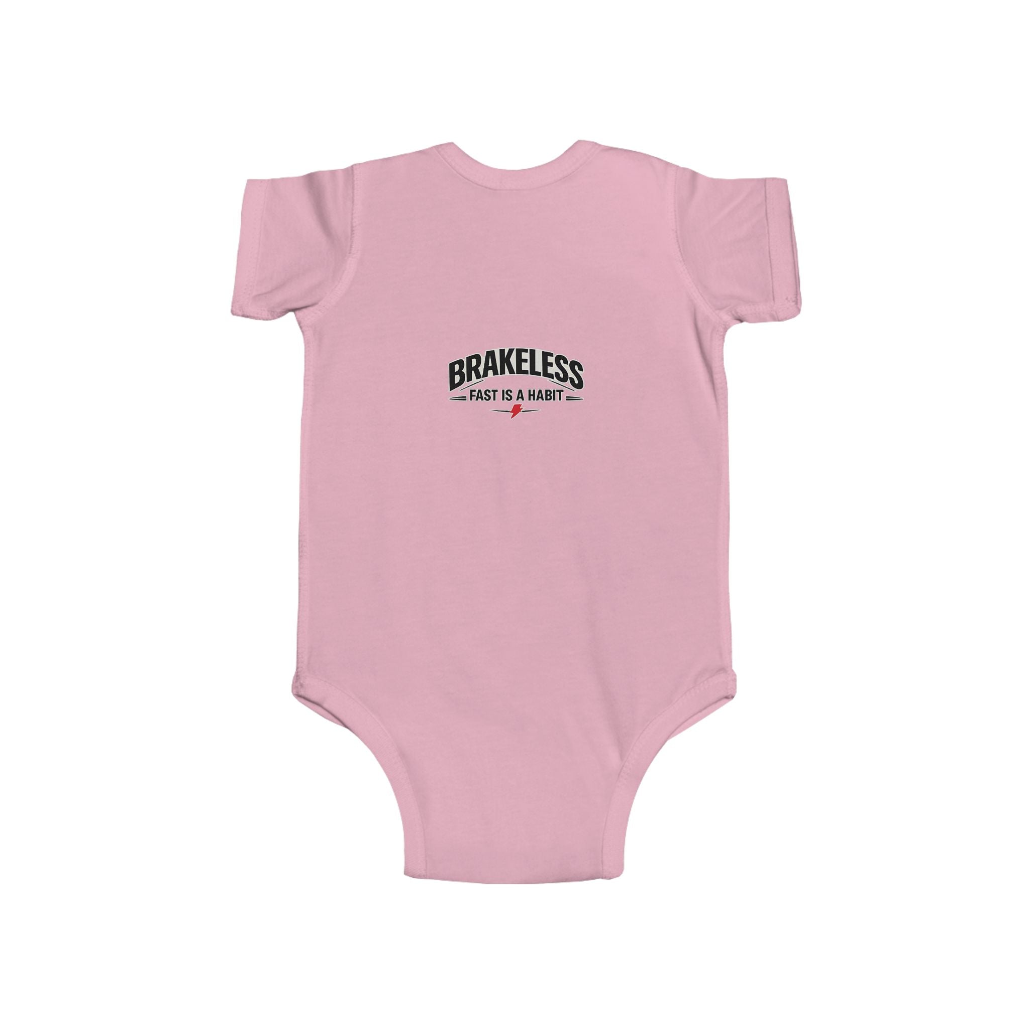 Infant Bodysuit — 'No Brakes, Just Binkies' Brakeless Racing Baby Onesie