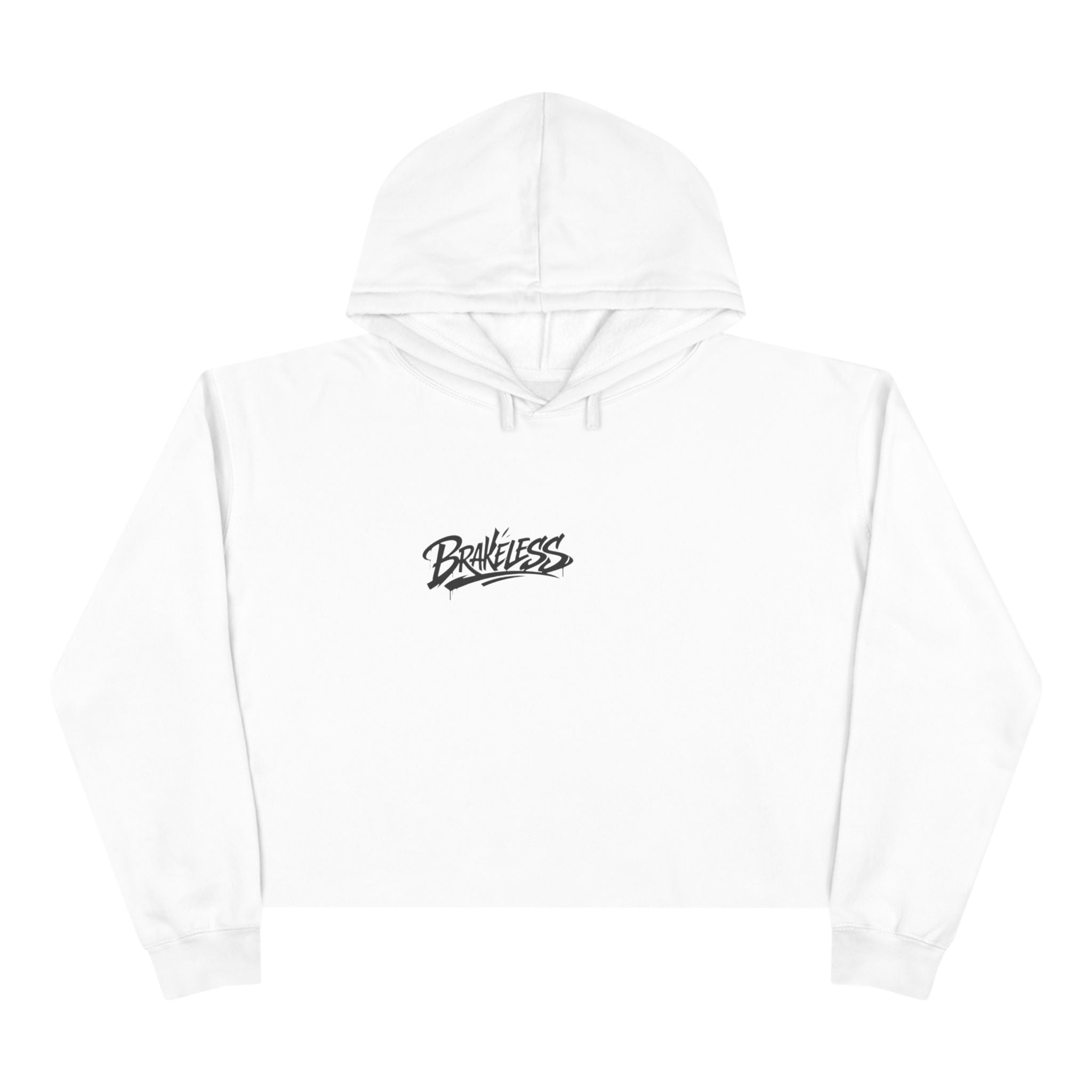 Brakeless 'Fast Is a Habit' Cropped Hoodie