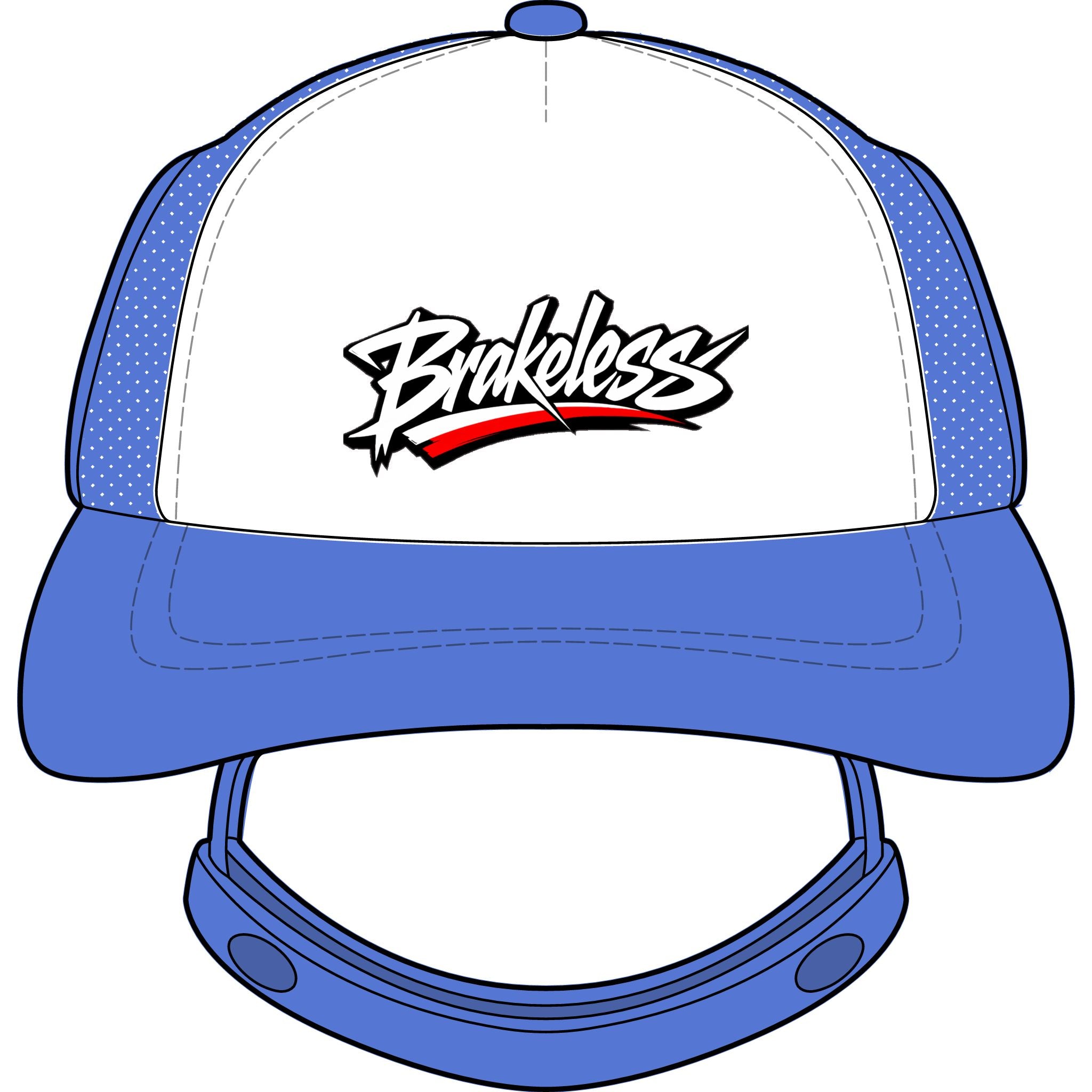 DOG Foam Trucker Hat -DOG HAT BRAKELESS CLOTHING