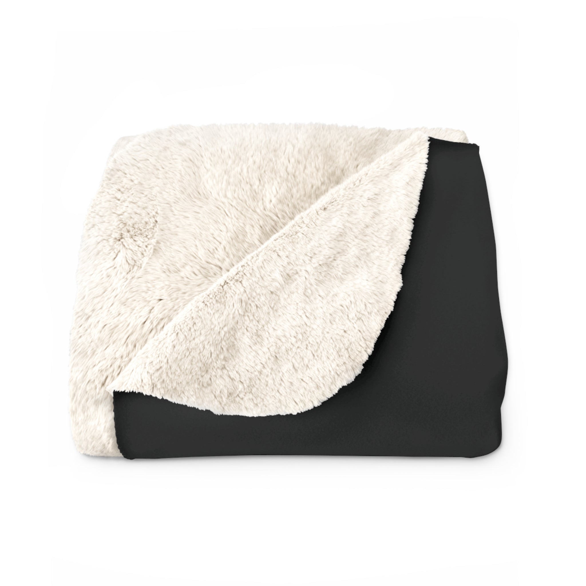 Brakeless Clothing Co. Sherpa Blanket — Cozy Brushed Fleece Throw with Lightning Logo