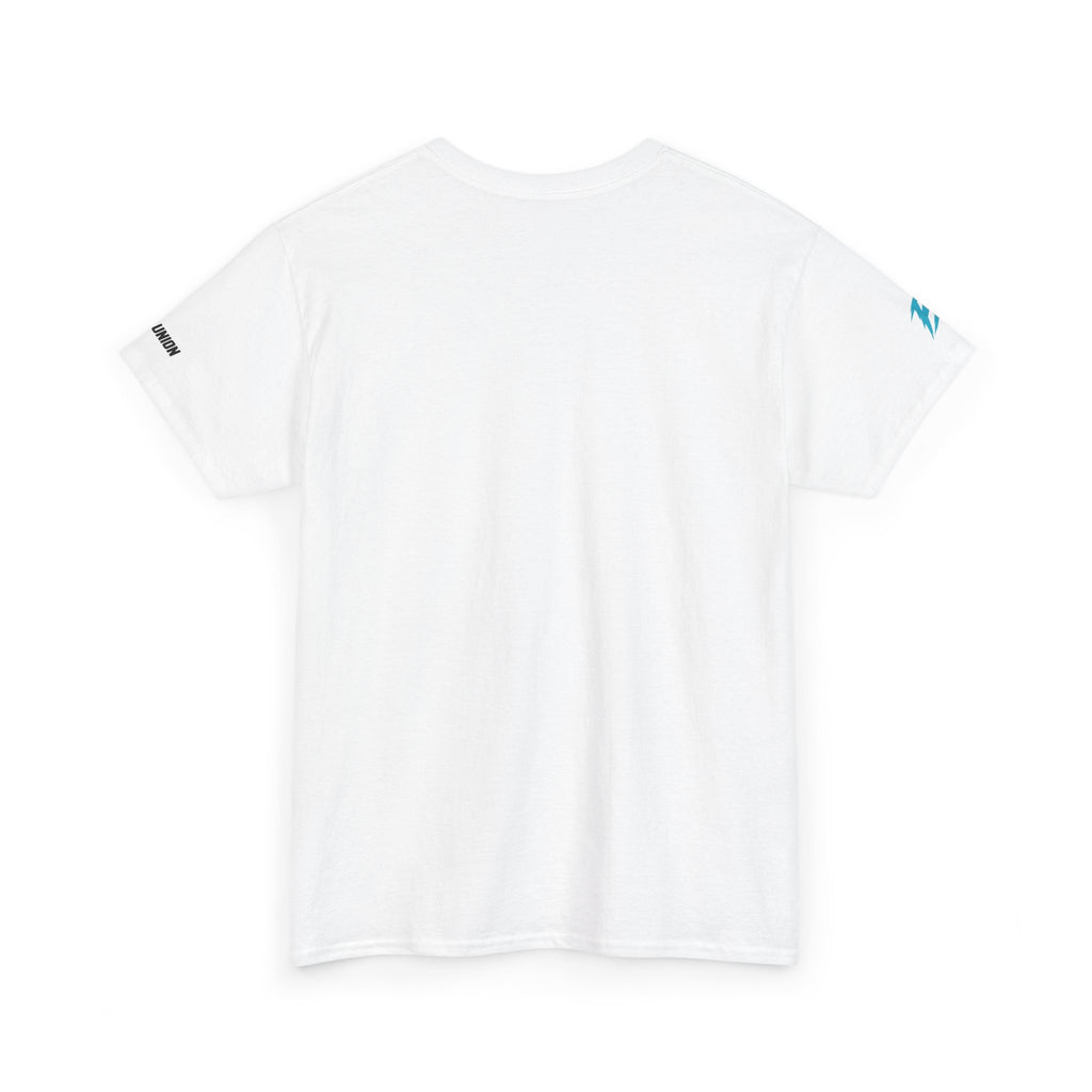 Moto Union Midweight Tee (White) — Unisex