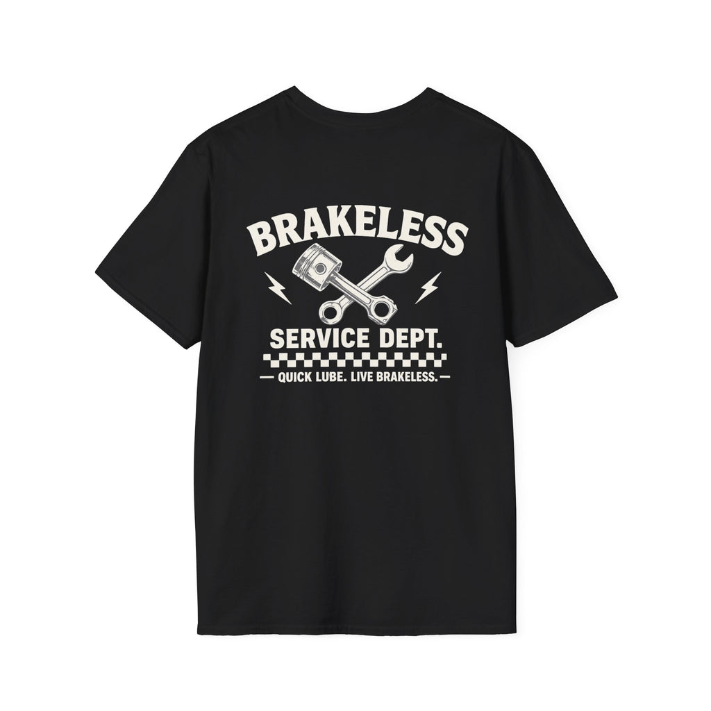 'Quick Lube, Live Brakeless' Tee