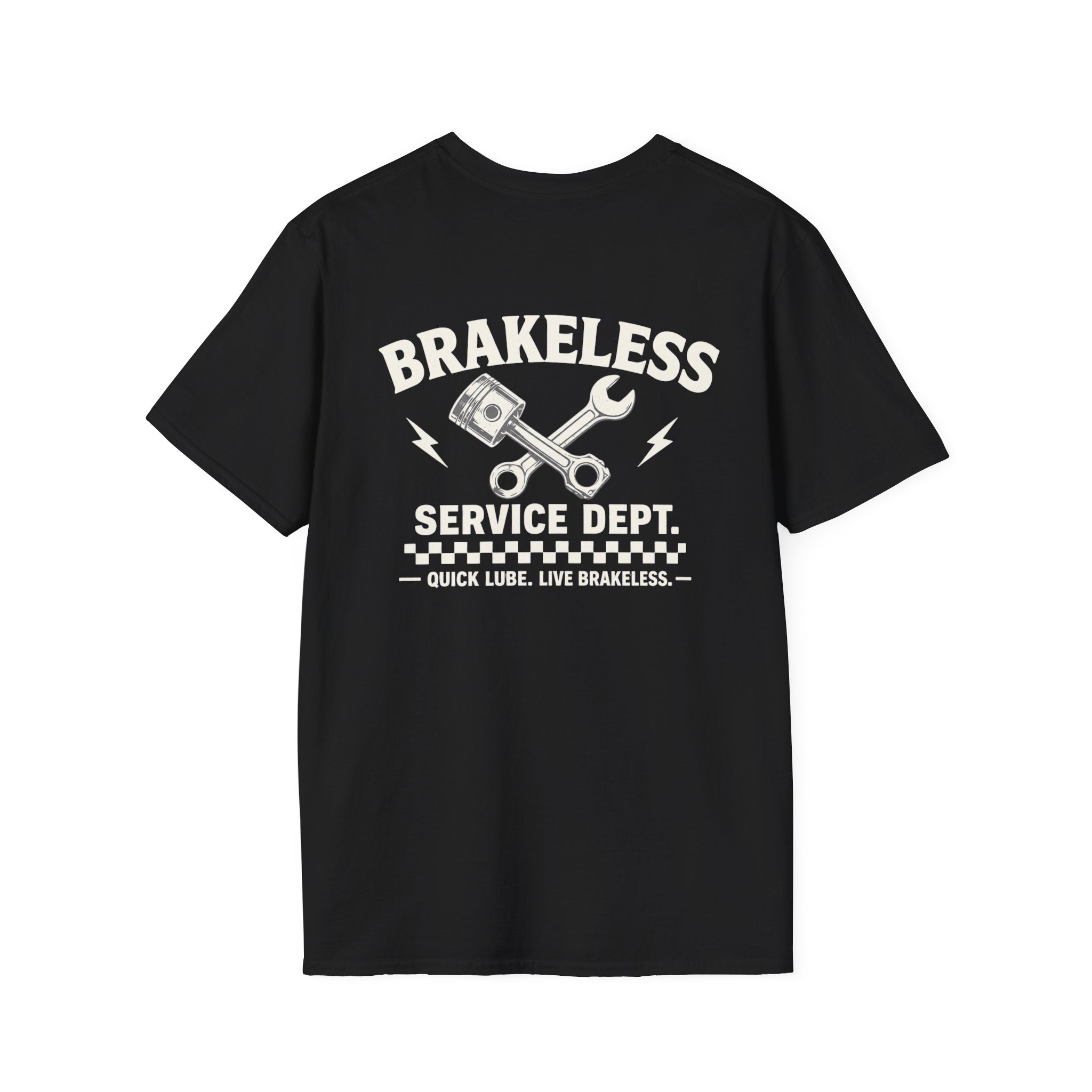 'Quick Lube, Live Brakeless' Tee