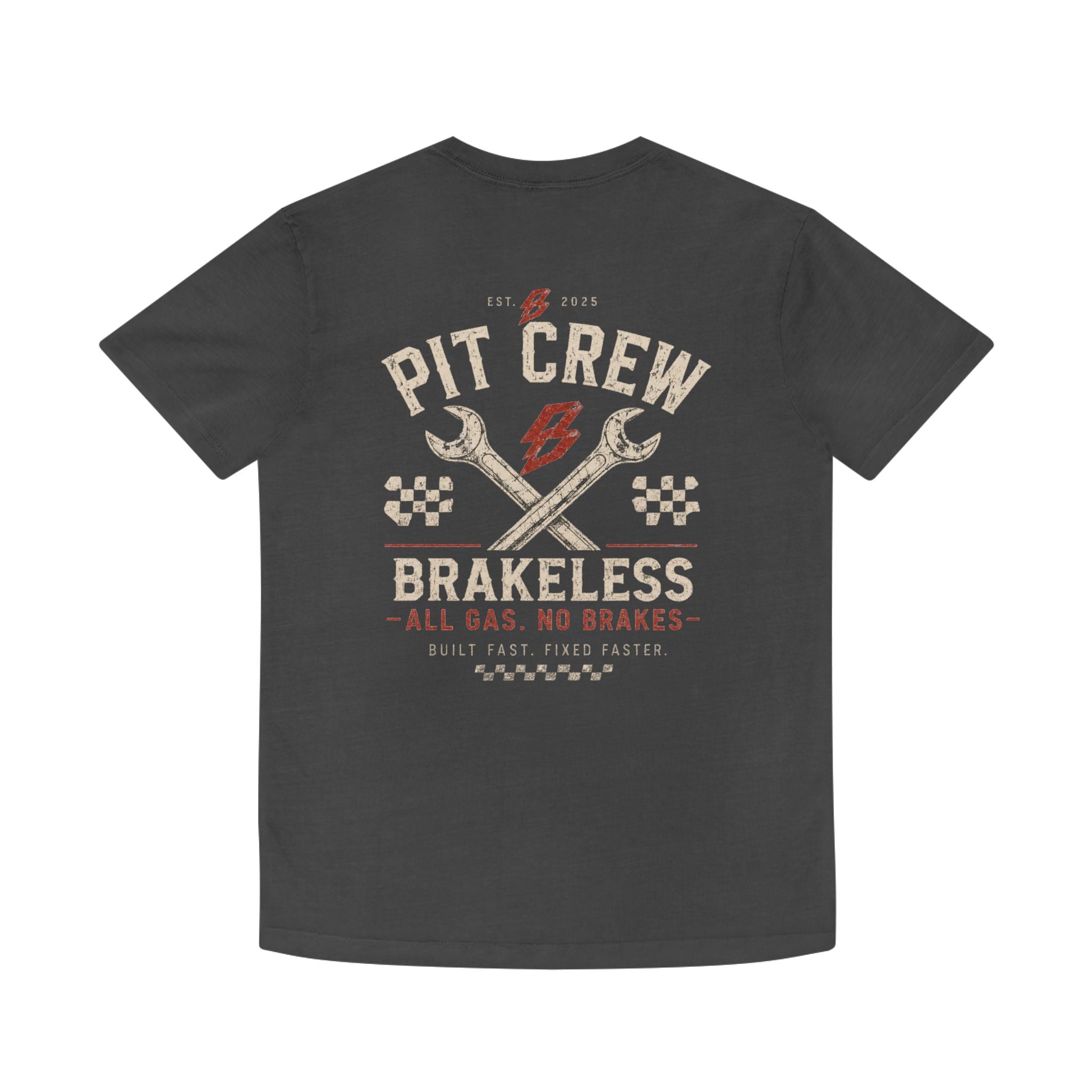 Ride Red Pit Crew Brakeless T-Shirt — Vintage Tee