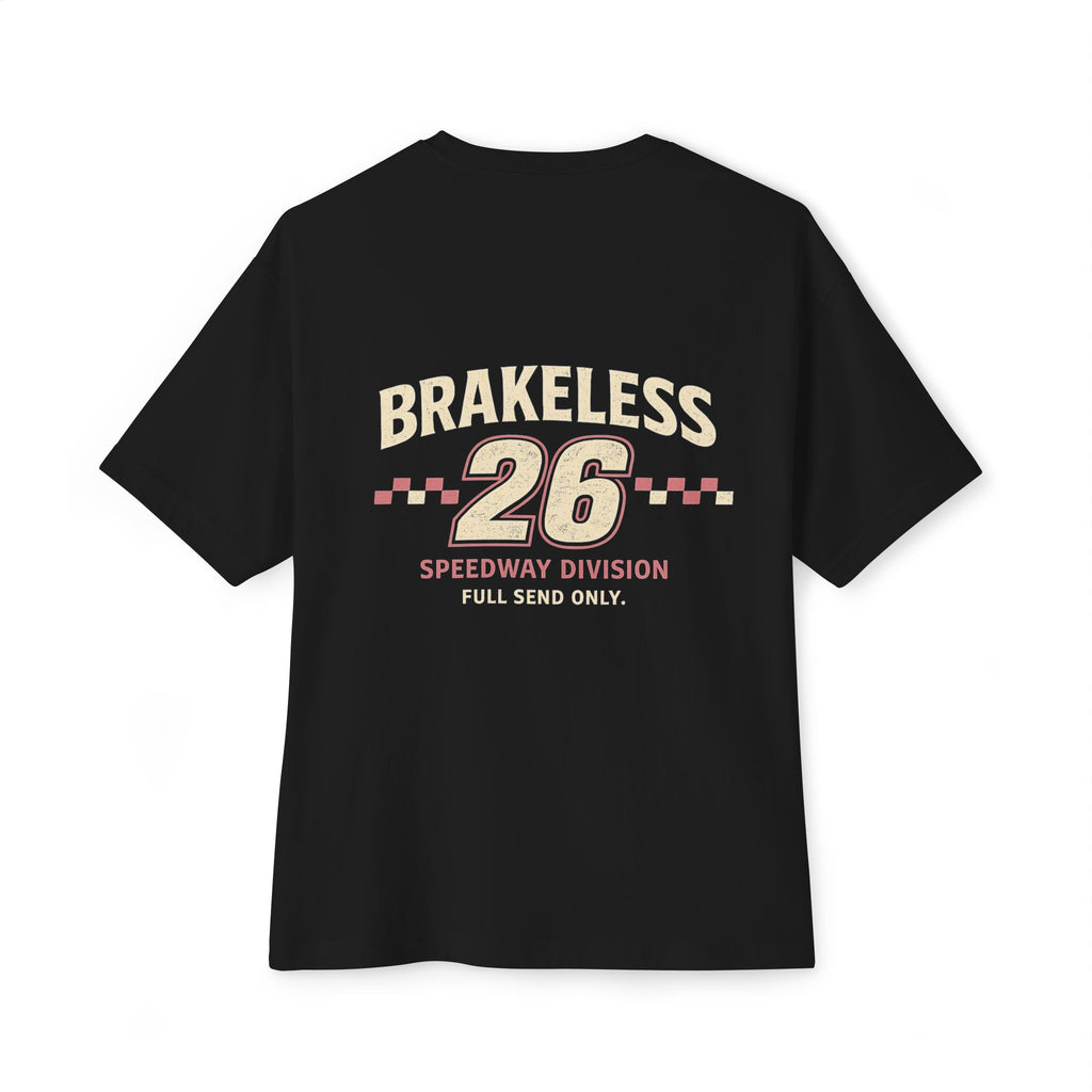 Motocross Streetwear Oversized Boxy Tee — Brakeless Clothing Design