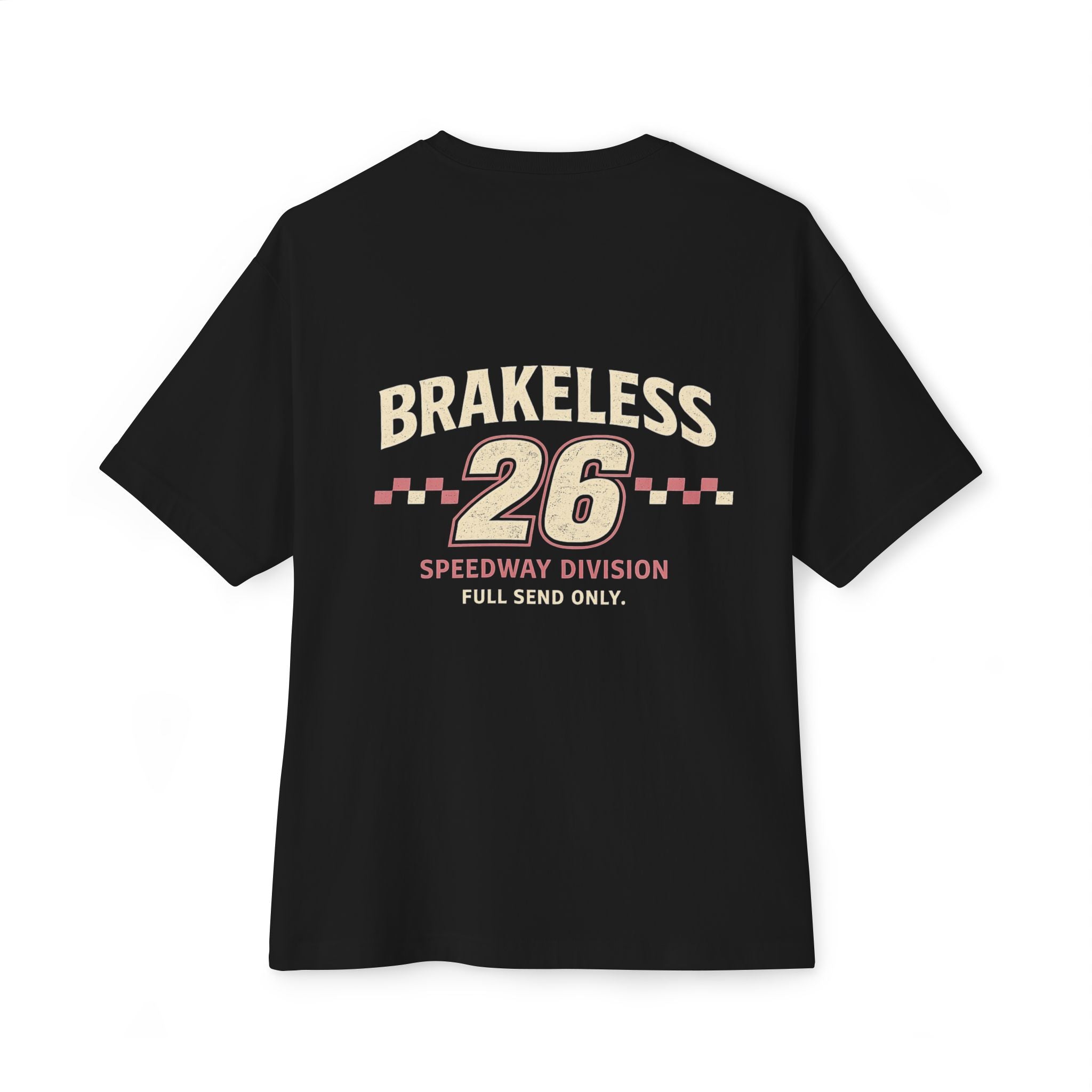 Motocross Streetwear Oversized Boxy Tee — Brakeless Clothing Design