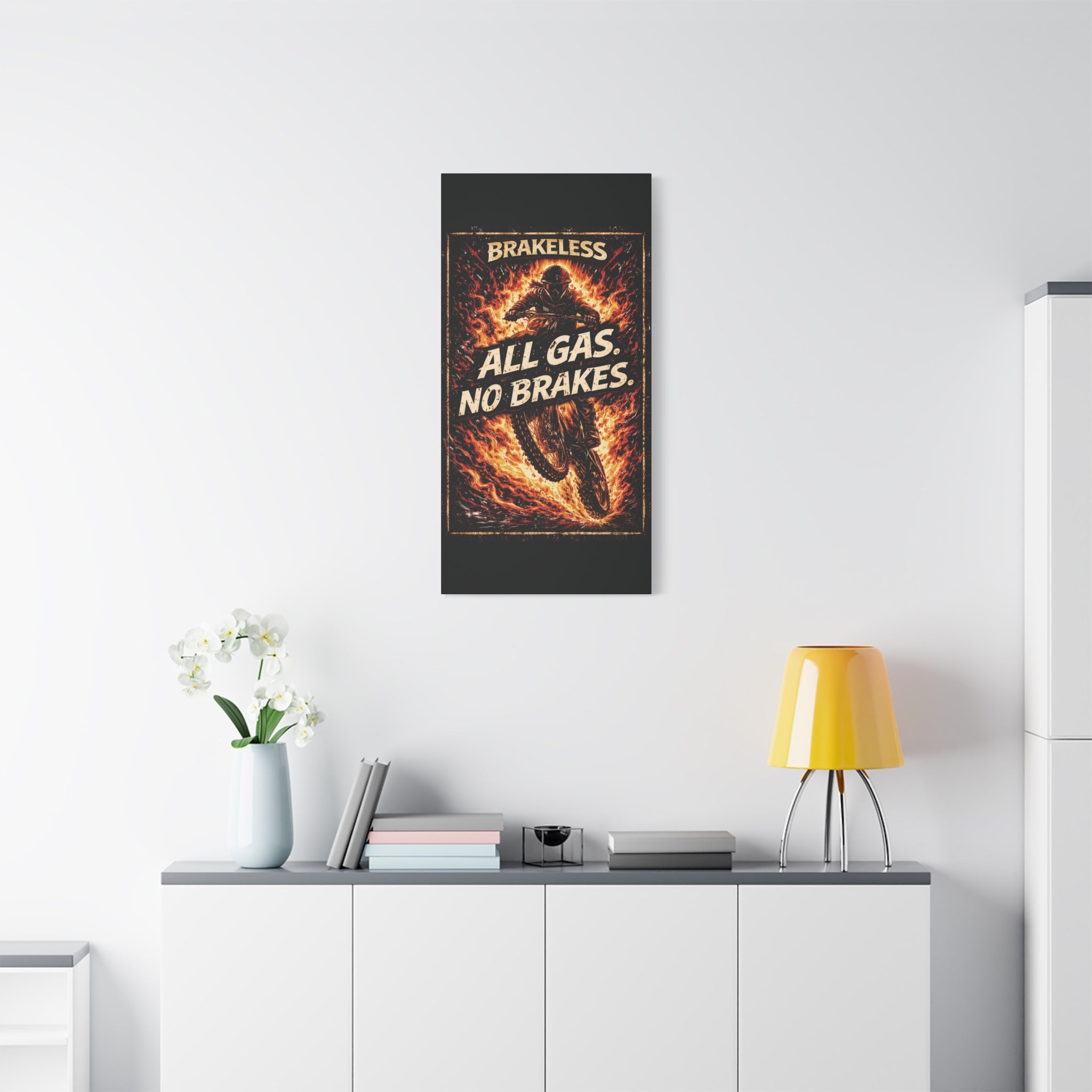 All Gas No Brakes - Canvas Wall Art — Matte Stretched Canvas