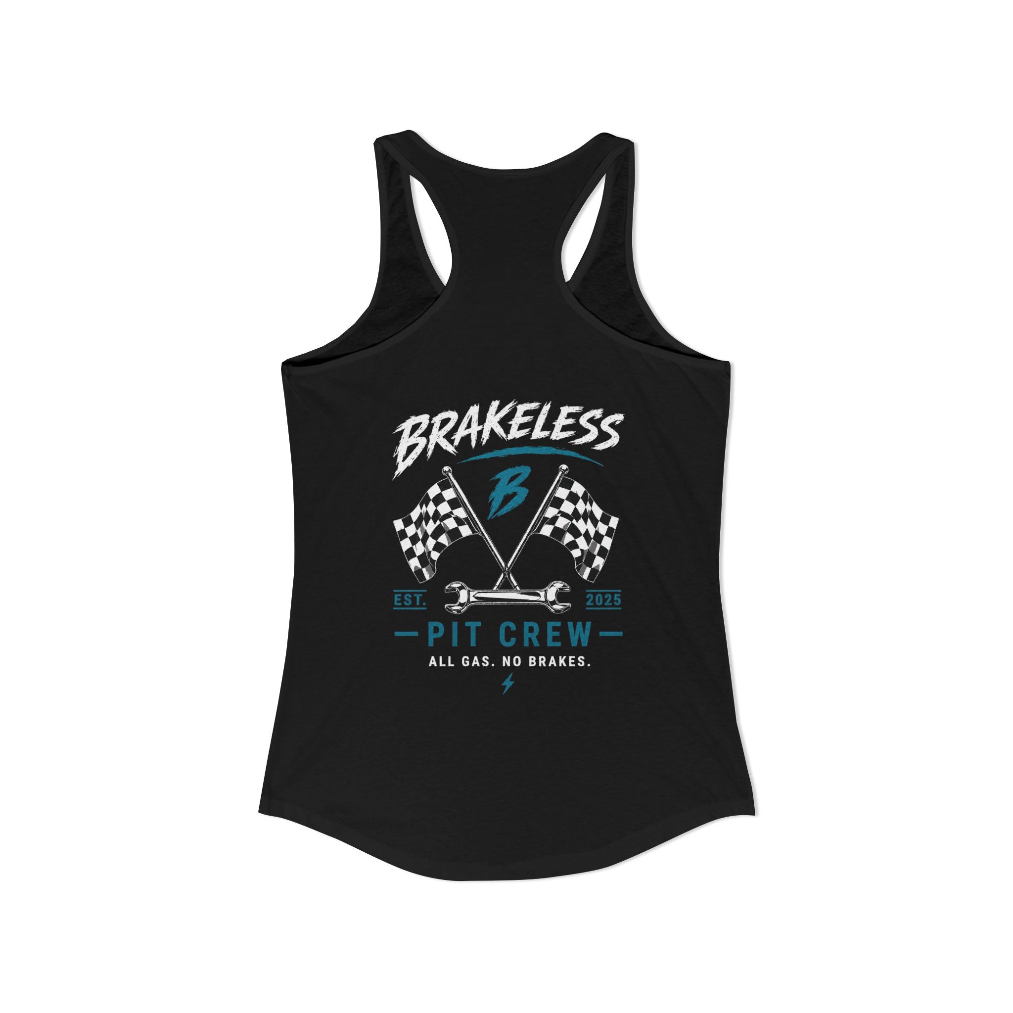Brakeless Pit Crew Women's Racerback Tank