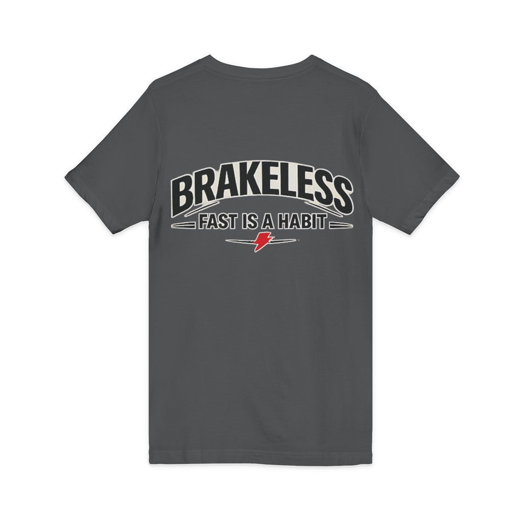 Brakeless "Fast Is a Habit" V-Neck T-Shirt – Racing Streetwear Tee