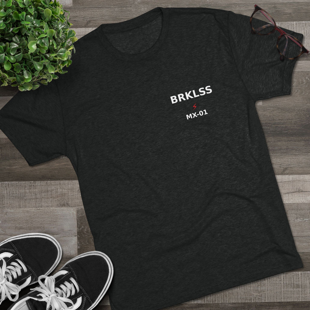 Brakeless Racing Tee — 'No Brakes. Full Throttle.' Graphic Crew Shirt