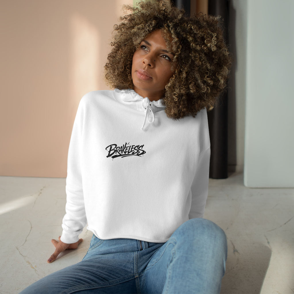 Brakeless 'Fast Is a Habit' Cropped Hoodie