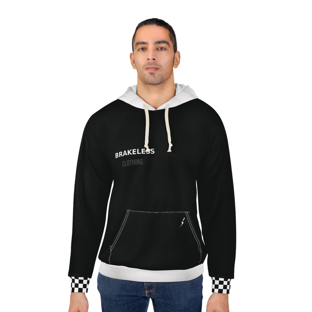 Hoodie — Brakeless “No Brakes Full Send” Racing Pullover