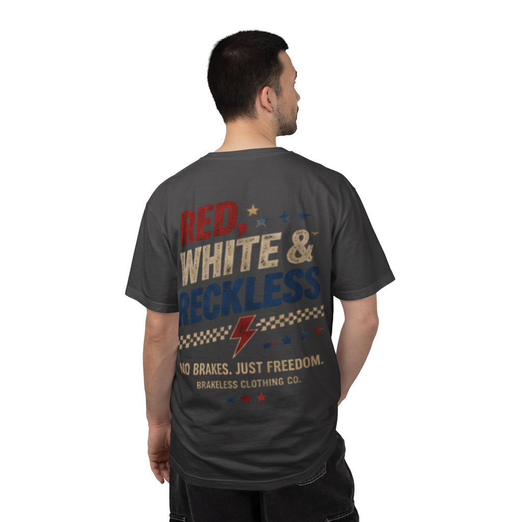 Red, White & Reckless - BRAKELESS T-Shirt