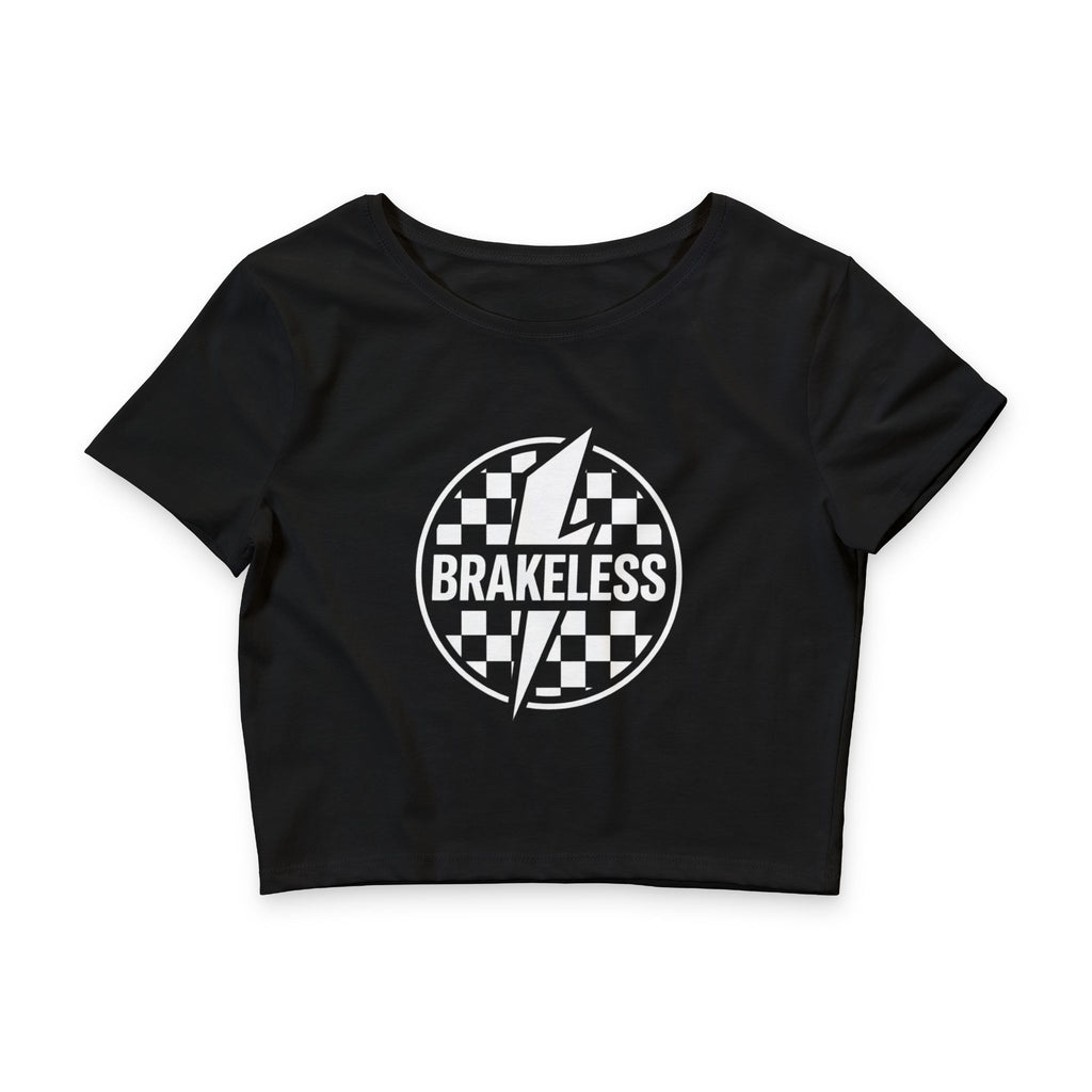 Brakeless "All Gas, No Brakes" Crop Tee