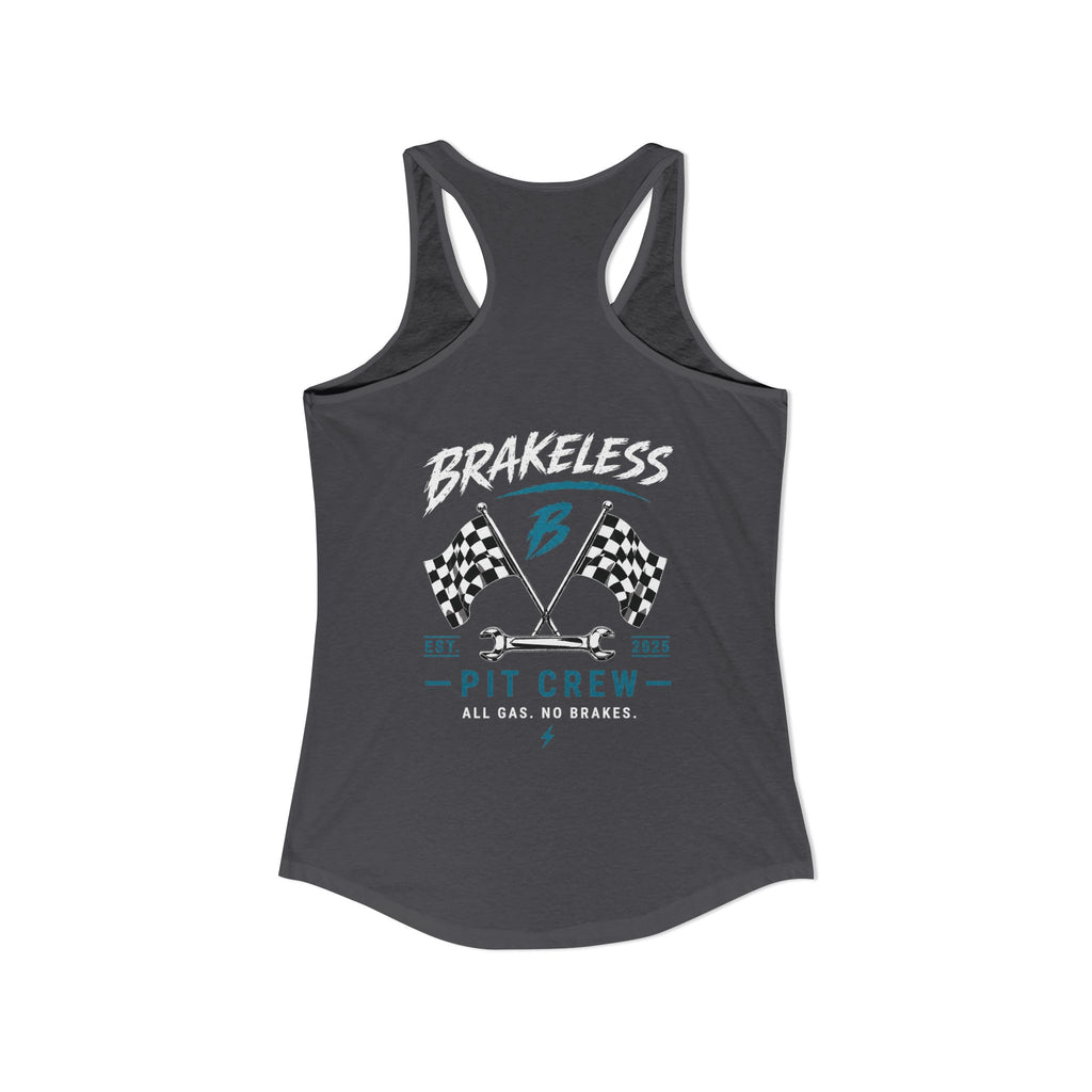 Brakeless Pit Crew Women's Racerback Tank