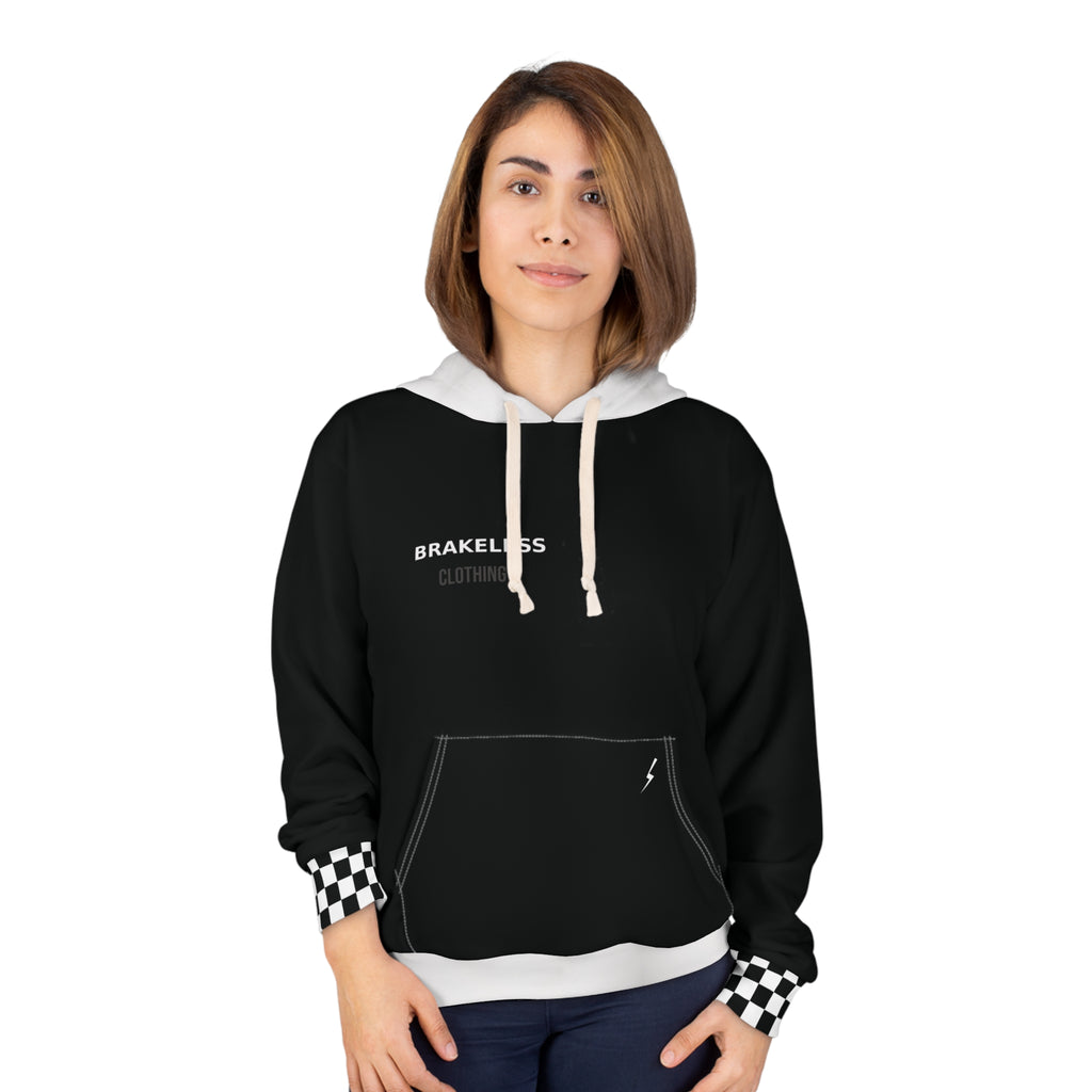 Hoodie — Brakeless “No Brakes Full Send” Racing Pullover