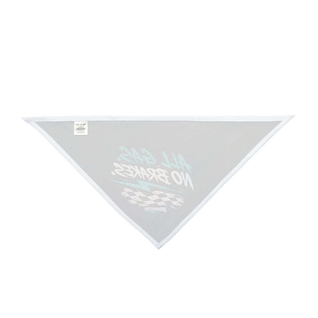 Pet Bandana — "All Gas, No Brakes" BRAKELESS Dog Bandana