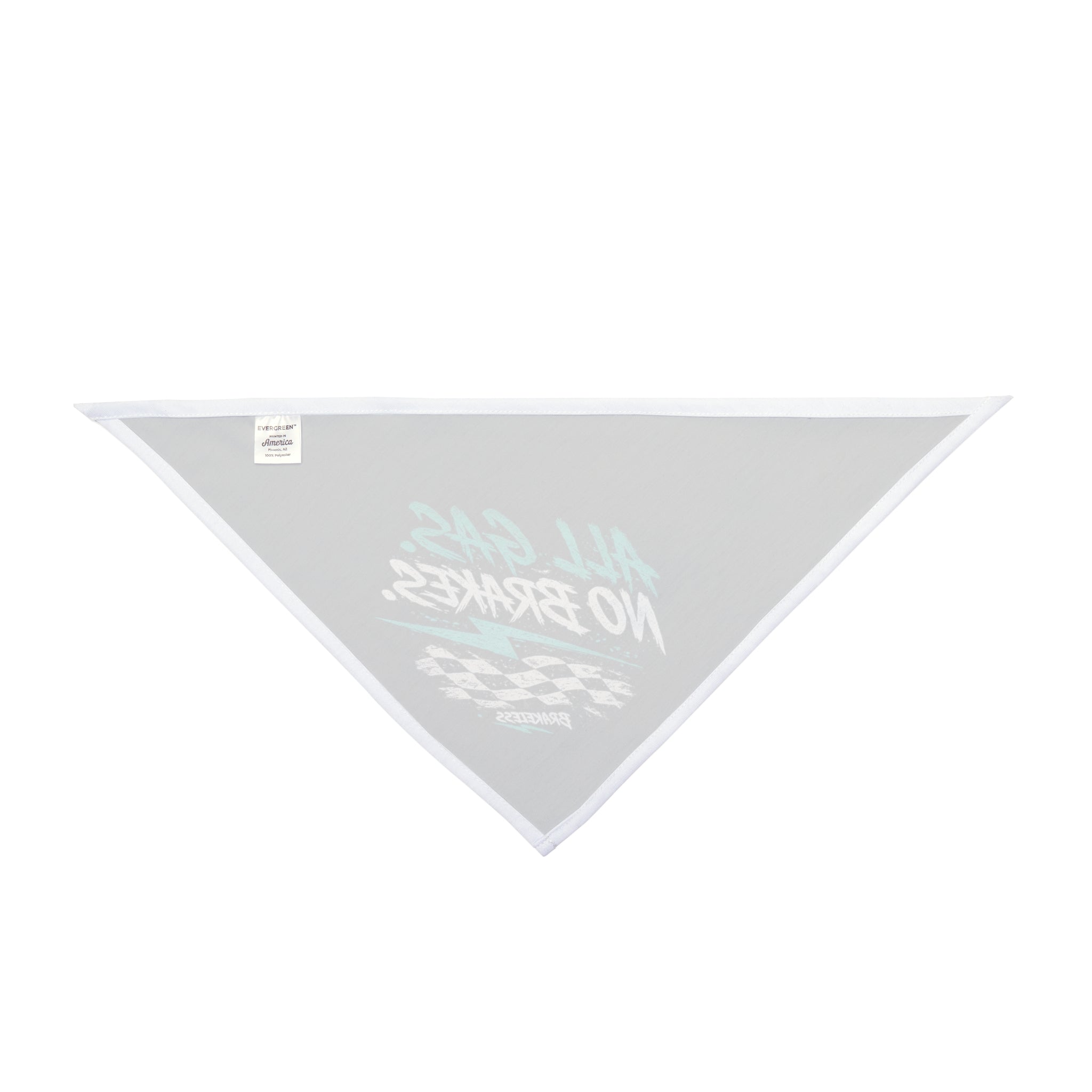 Pet Bandana — "All Gas, No Brakes" BRAKELESS Dog Bandana