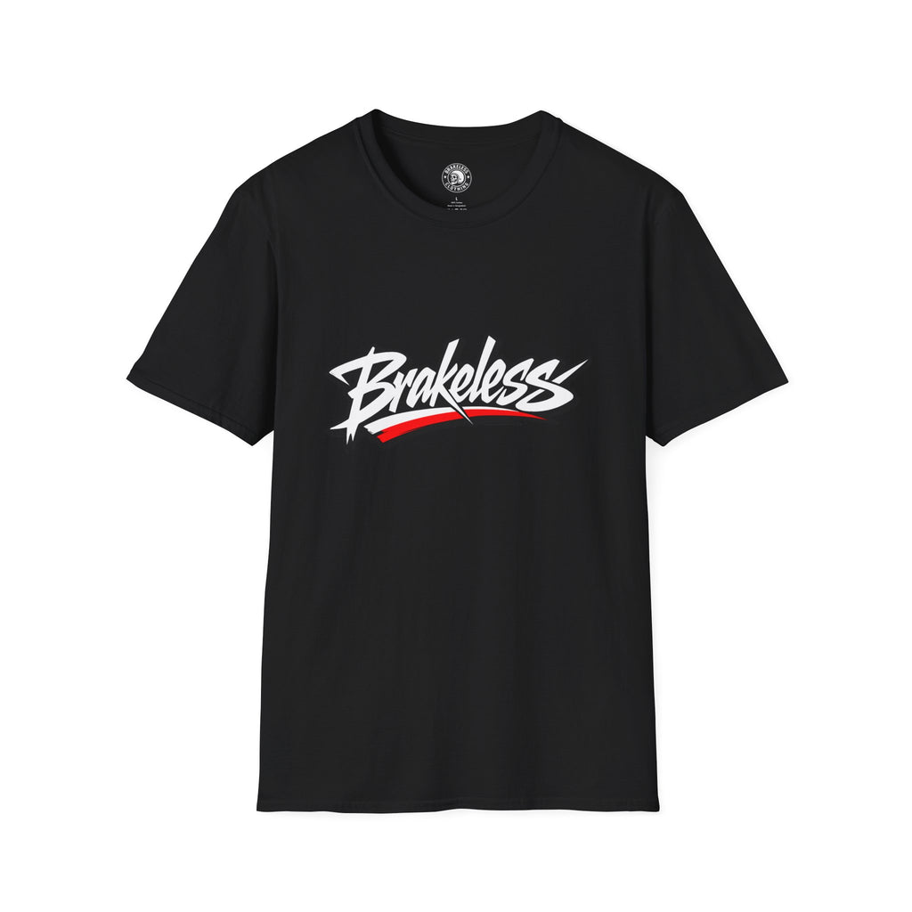 Skate T-Shirt — "Brakeless" "No Brakes Just Skate"