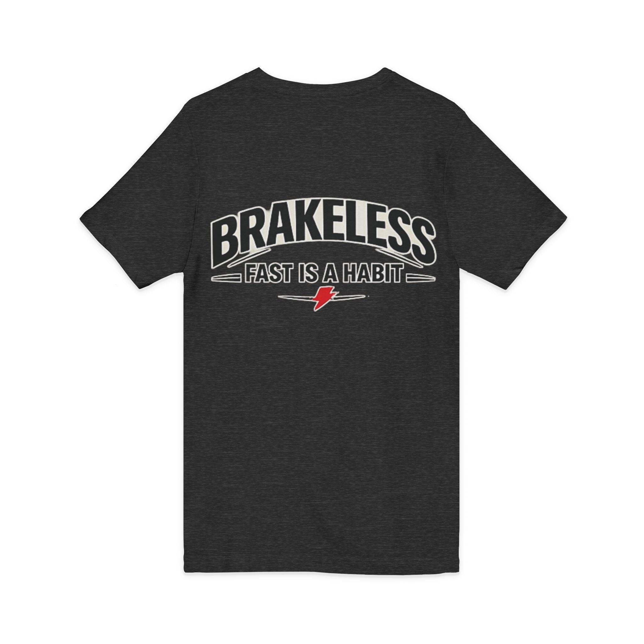 Brakeless "Fast Is a Habit" V-Neck T-Shirt – Racing Streetwear Tee