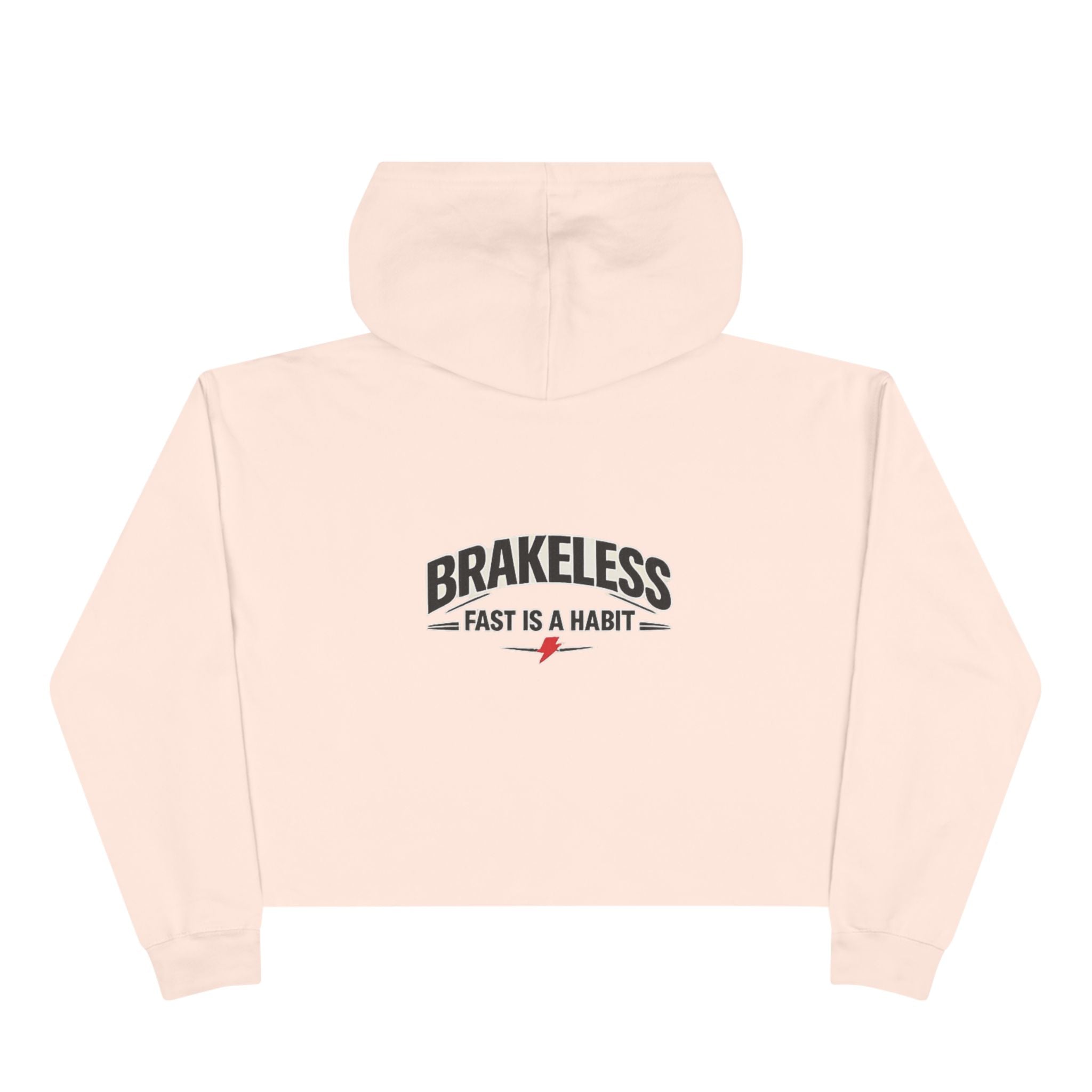 Brakeless 'Fast Is a Habit' Cropped Hoodie
