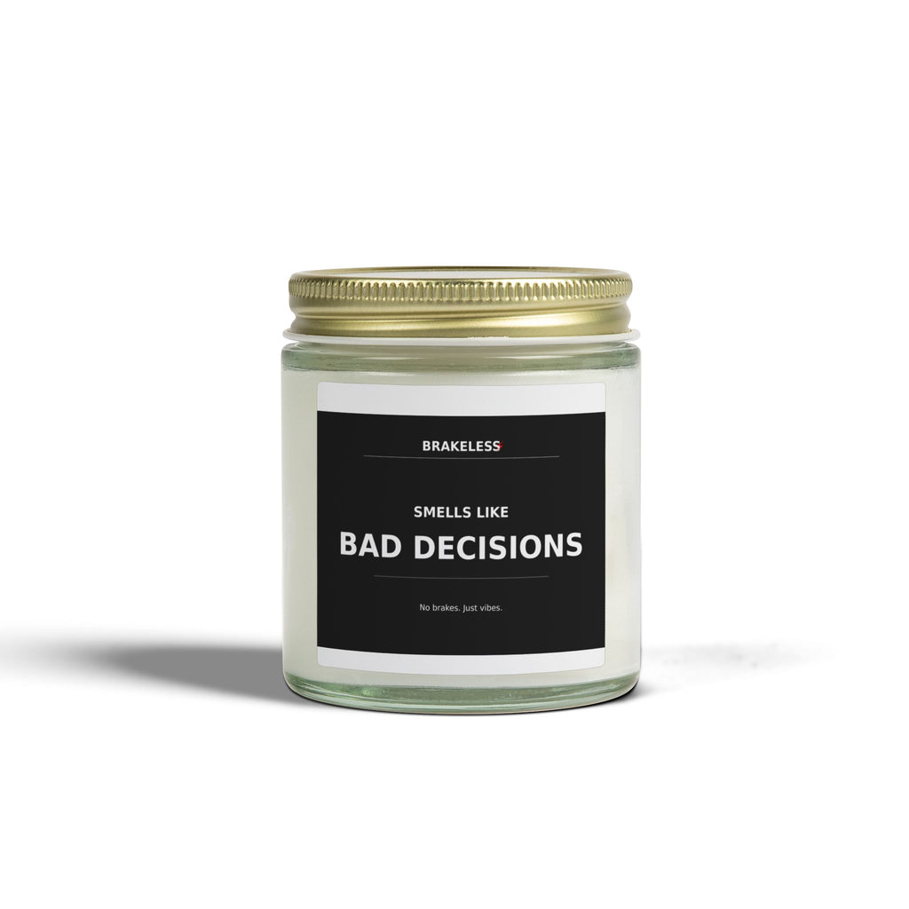 Smells Like Bad Decisions Coconut Apricot Scented Candle (4oz, 9oz)