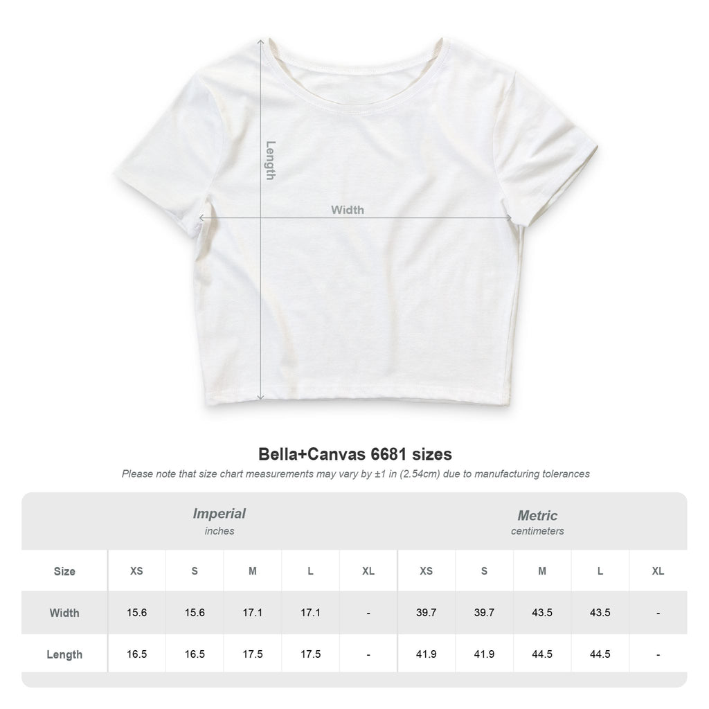 Brakeless Pit Crew Crop Tee — “All Gas, No Brakes”