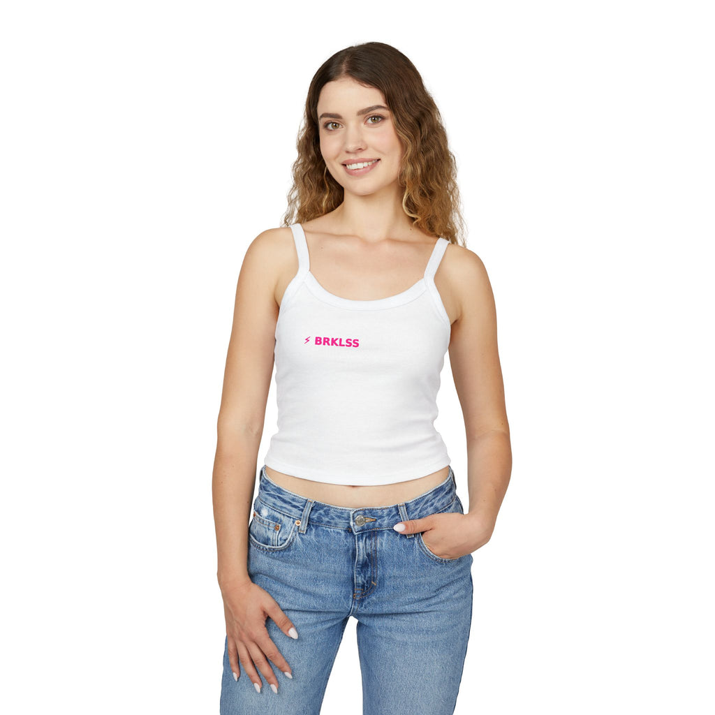 Brklss 'Good Girls Don't Brake' Women's Spaghetti Strap Tank