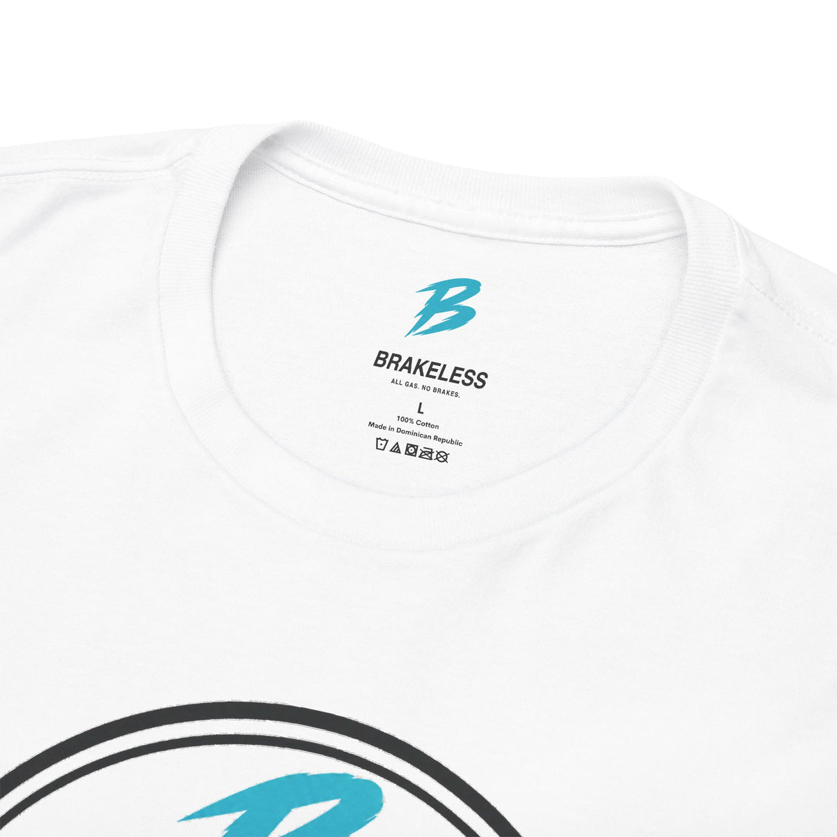 Moto Union Midweight Tee (White) — Unisex