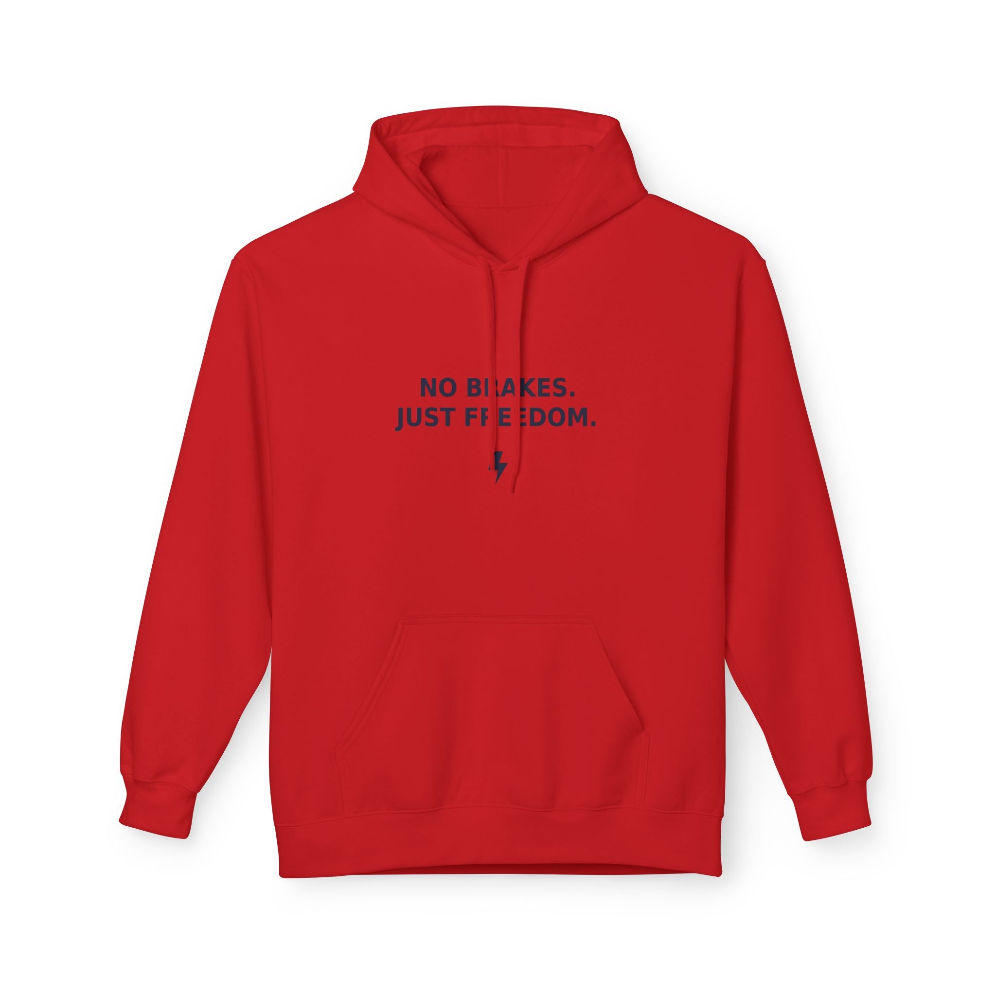 Brakeless Freedom Club Hoodie — 'No Brakes. Just Freedom.' Racing Pullover