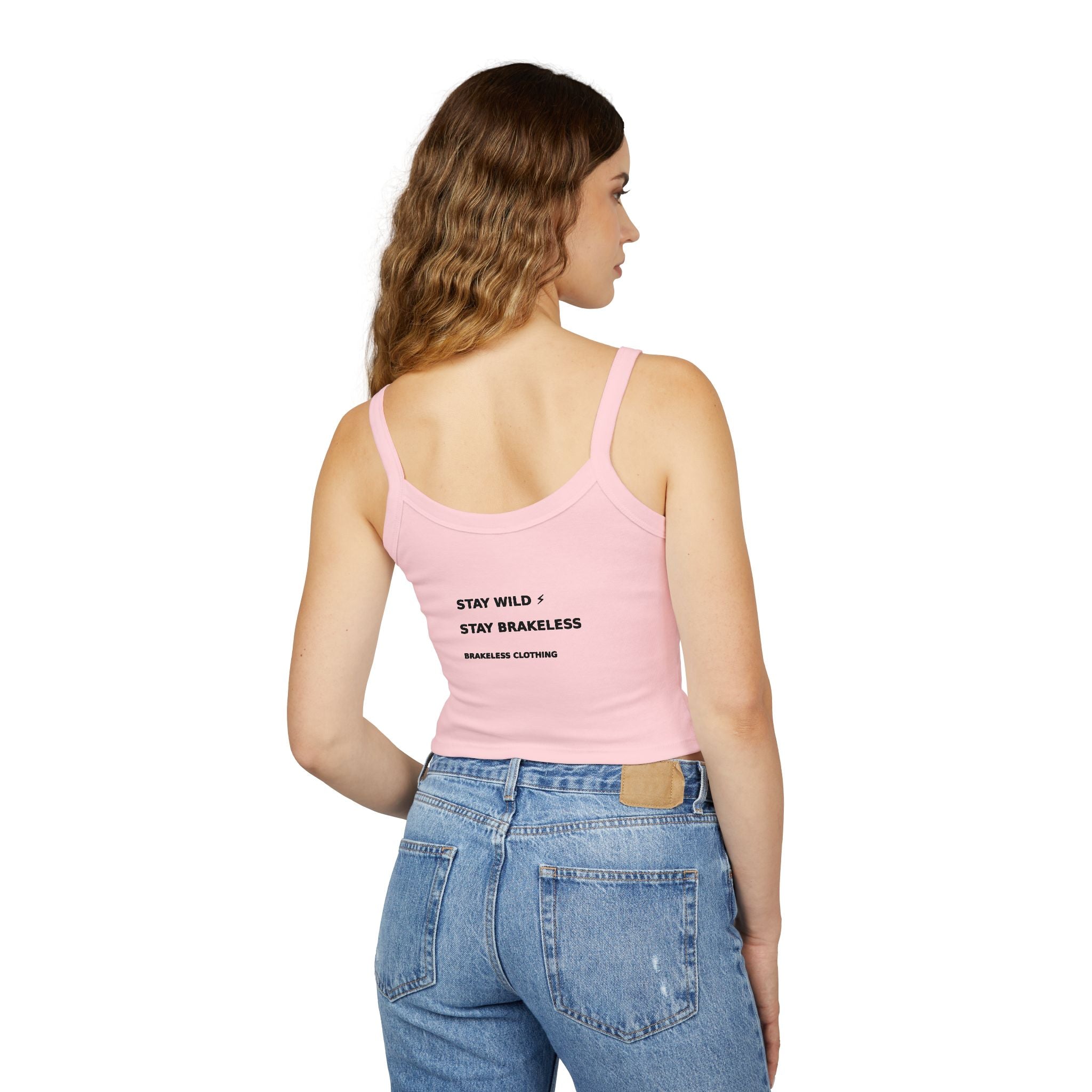 Brklss 'Good Girls Don't Brake' Women's Spaghetti Strap Tank