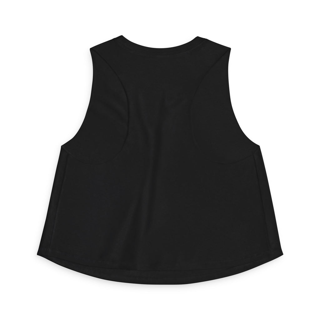 Brakeless Neon Checkered Lightning Crop Top – Women's Racer Tank