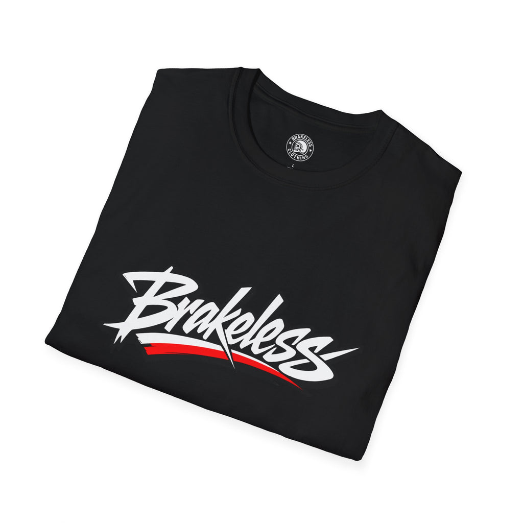 Skate T-Shirt — "Brakeless" "No Brakes Just Skate"